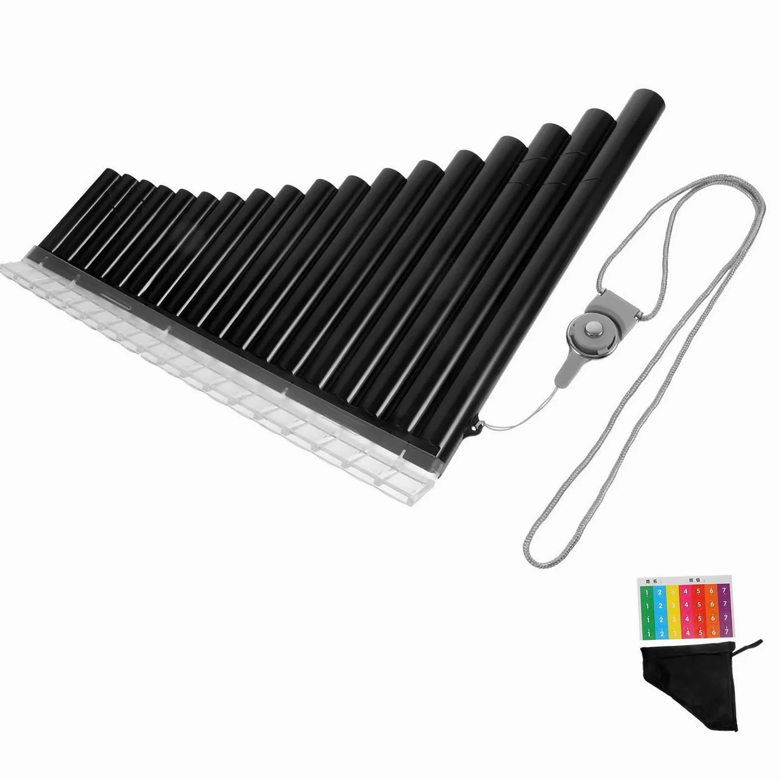Flauto Di Pan Flauto Di Pan A 18 Tubi Strumenti Musicali Cinesi Flauto Di Pan Portatile