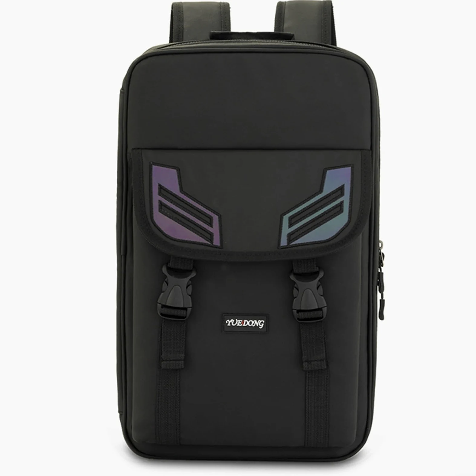 Zaino per bacchette da batteria, custodia imbottita in tessuto Oxford con doppio scomparto per batteria, spartiti e accessori, nero, 45 x 26 x 4 cm