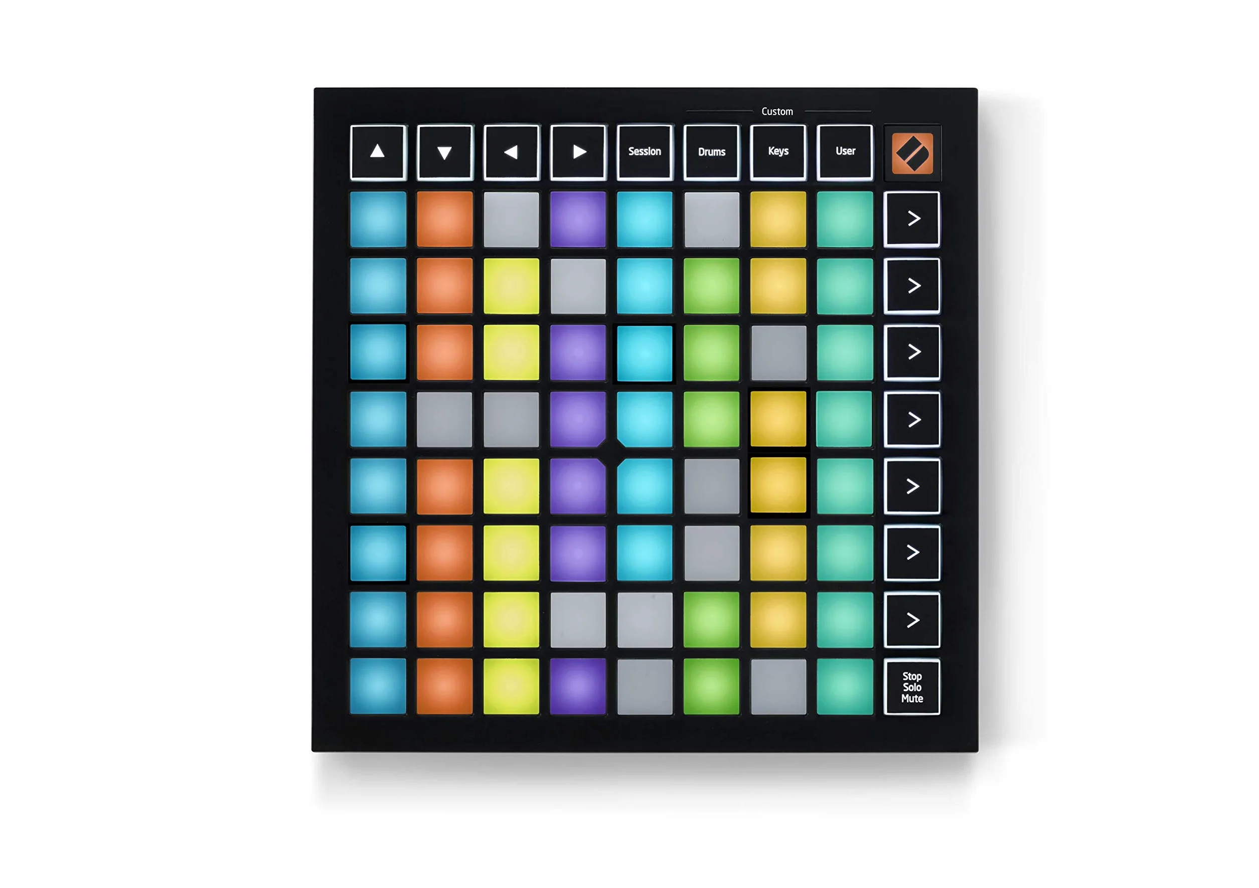 Novation Launchpad Mini [MK3], controller MIDI USB A Griglia Con 64 Pad Portatile, Per Esibizioni Con Ableton Live E Logic Pro