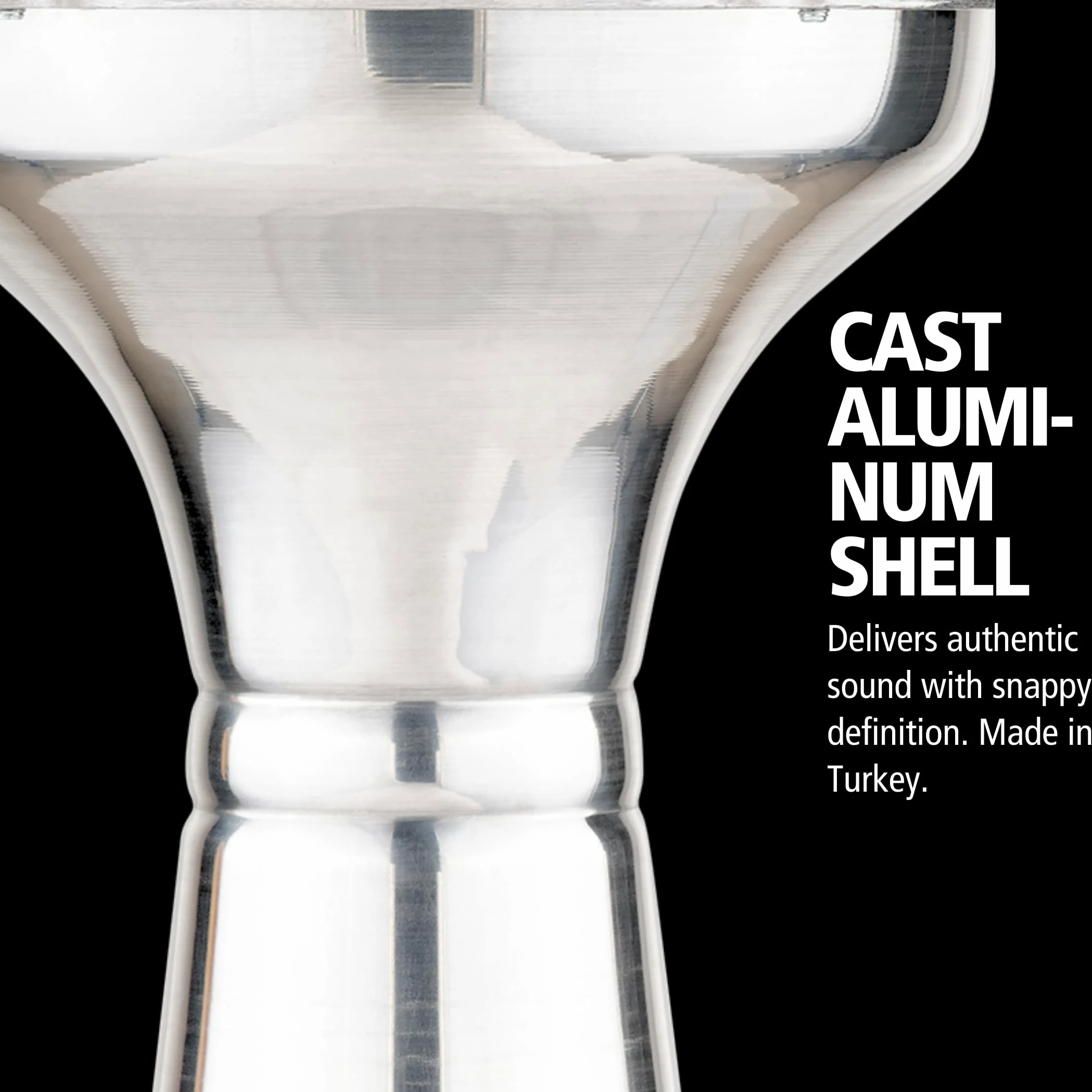 Meinl Percussion HE-104 Darbuka in Alluminio