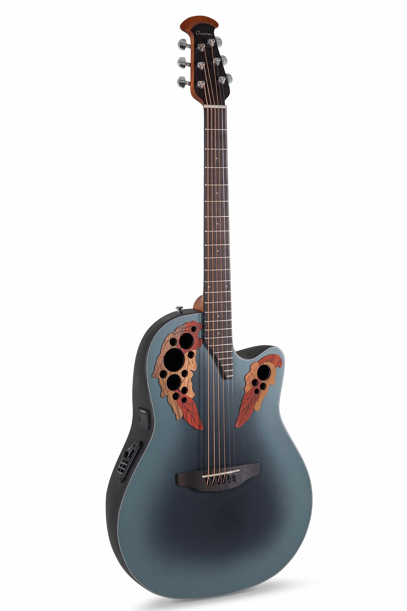 Ovation CE44-RBB Celebrity Elite Mid Depth Reverse Blue Burst Electro-Acoustic Guitar