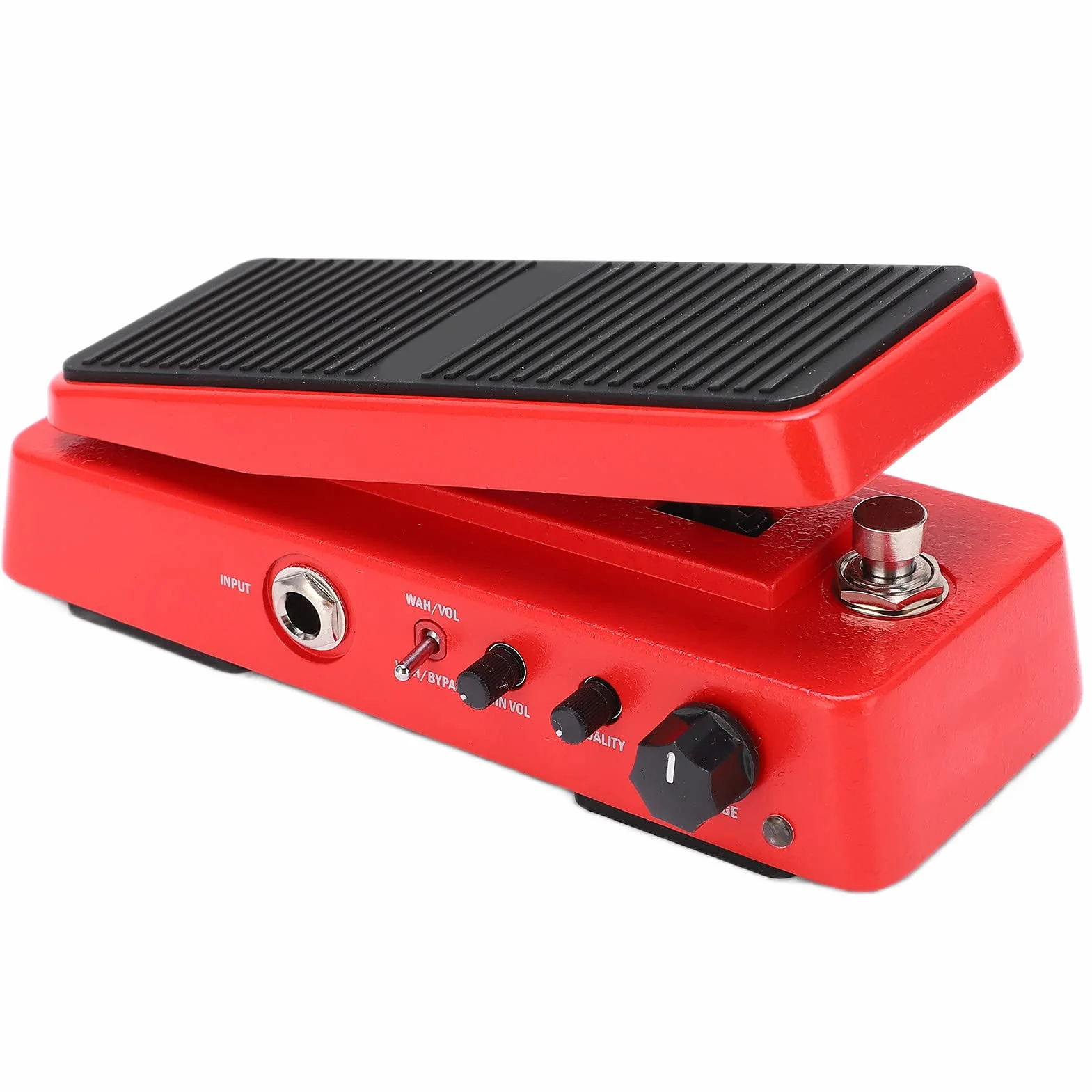 Dilwe Pedale Effetto WAH Multimodale in Metallo 9V 18mA con Valore di qualità del Suono WAH Manopola Regolabile Pedale Effetto Chitarra Manopola di Controllo Pedale WAH, Pedale Volume