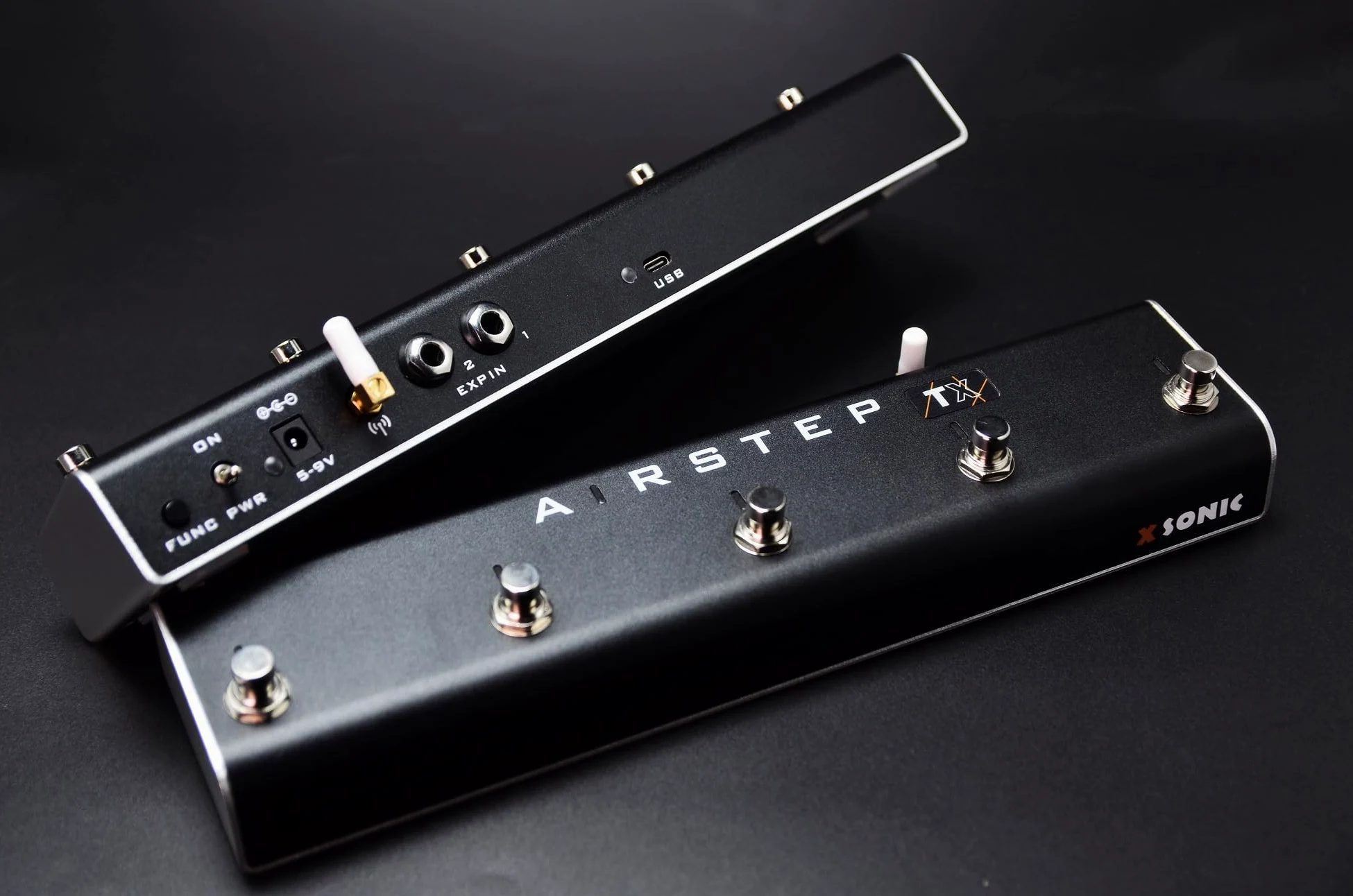 XSONIC Airstep TX Edition, Tonex One e pedale, 2 modalità di controllo, 2 ingressi, parametrici pedali tramite l'app Airstep TX