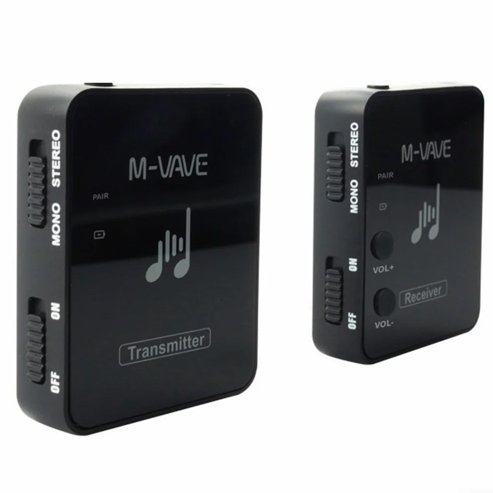 Auricolari wireless 2.4G, bassa latenza, per musicisti live stage (1 set)