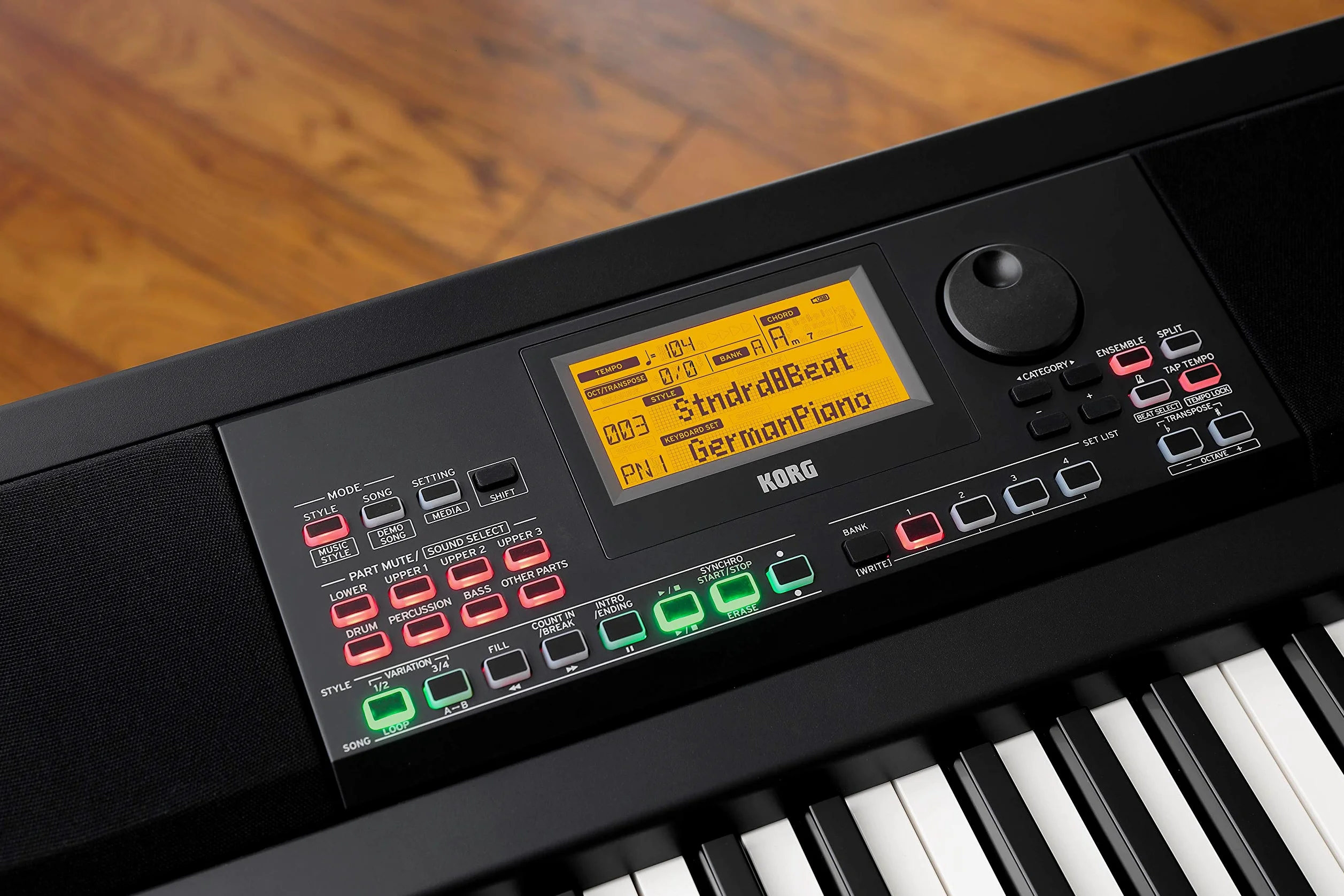 KORG XE20SP - Pianoforti Digitali con Accompagnamenti Styles, Supporto in Legno e 3 Pedali, 88 Tasti