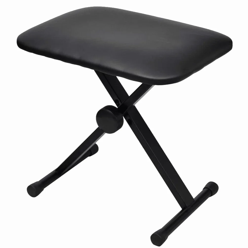 Mangloder - Sgabello regolabile per pianoforte, pieghevole, con design ergonomico, regolabile in altezza, per musicisti, studio, palcoscenico, sala prove, lezioni e concerti, robusta struttura in