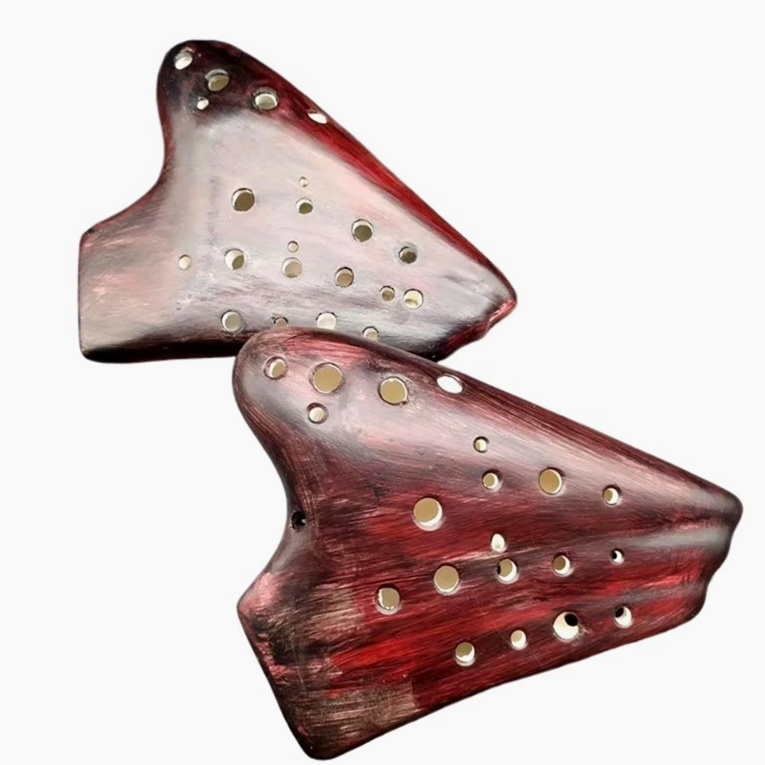 Principianti ocarina Strumento Musicale Triplo Ocarina Con Chiave Di Do Maggiore Accessori Musicali Professionali(B)