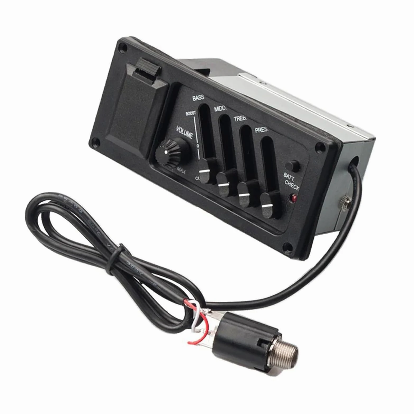 Pick-up per Chitarra Acustica Accessori 10 Pz 4 Bande Amplificatore Preamplificatore Per Chitarra Acustica EQ Pickup Amplificatore Per Chitarra Acustica Preamplificatori Lato Piatto