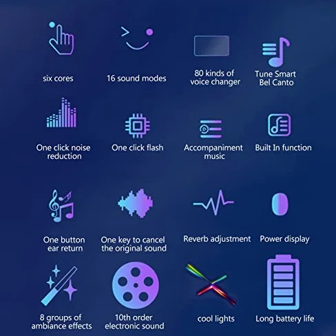 Cambia Voce Multifunzione, Registrazione Portatile Mini Sound Car, Scheda Live per Game Anchor Computer di Registrazione per per per Switch (Versione inglese)
