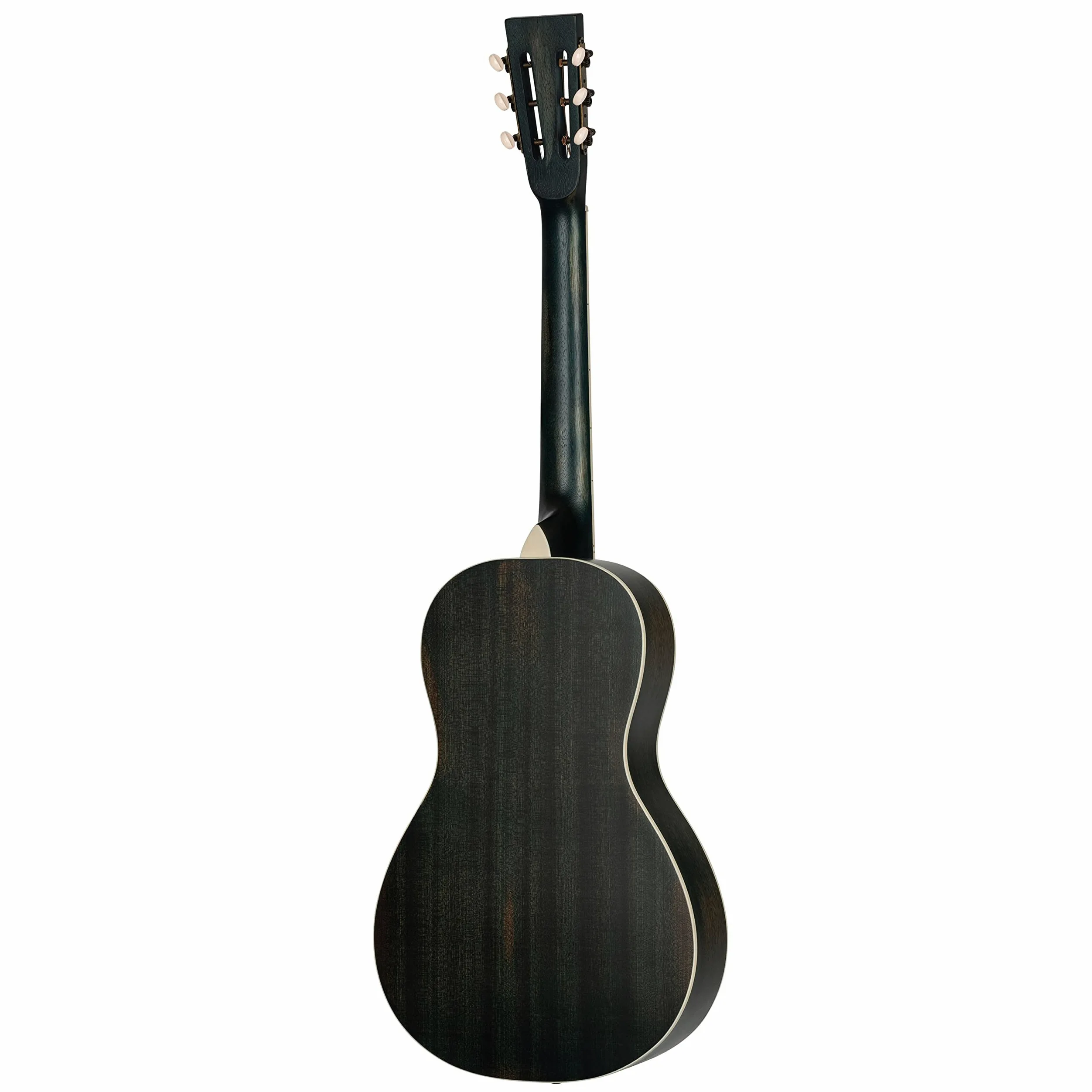 Ortega Guitars Chitarra vintage risonatrice – Americana Series – Elettroacustica con Lipstick Pickup – Legno di mogano con finitura satinata Distressed (RRG30E-DD)