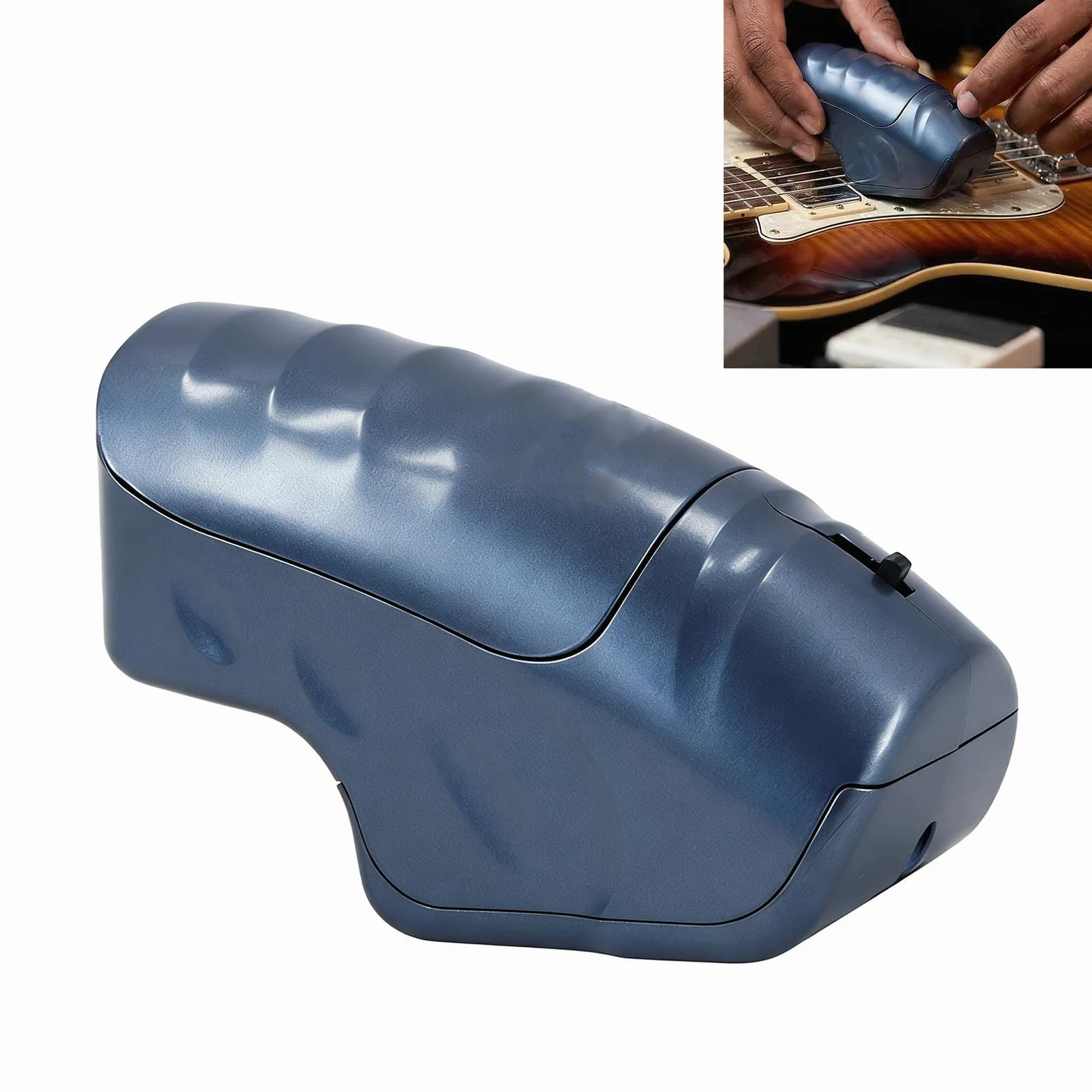 Dispositivo di sostegno per corde per chitarra, dispositivo di attivazione manuale per corde per chitarra elettrica e acustica, facile da usare, dispositivo di sostegno per corde per chitarra