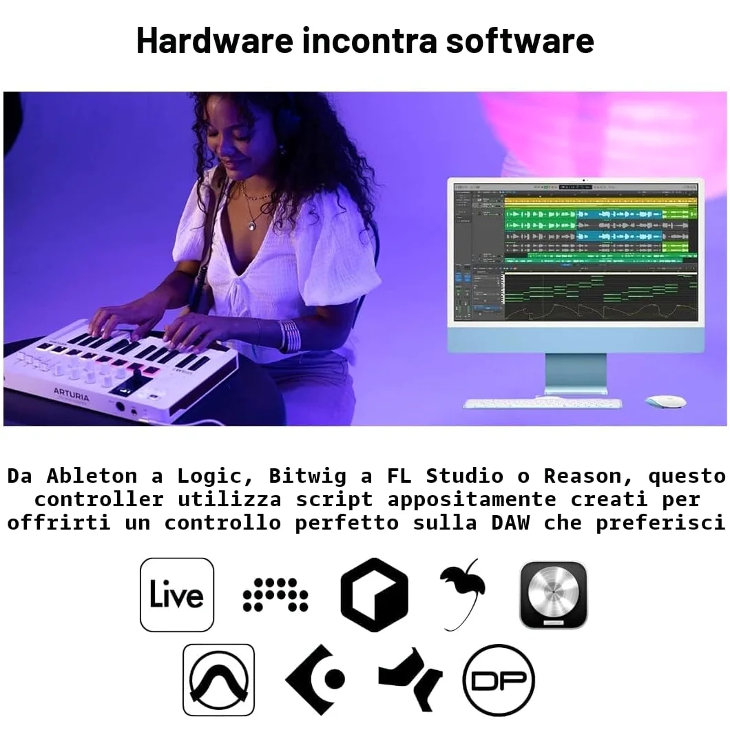 Arturia MiniLab 3 Black - Tastiera midi