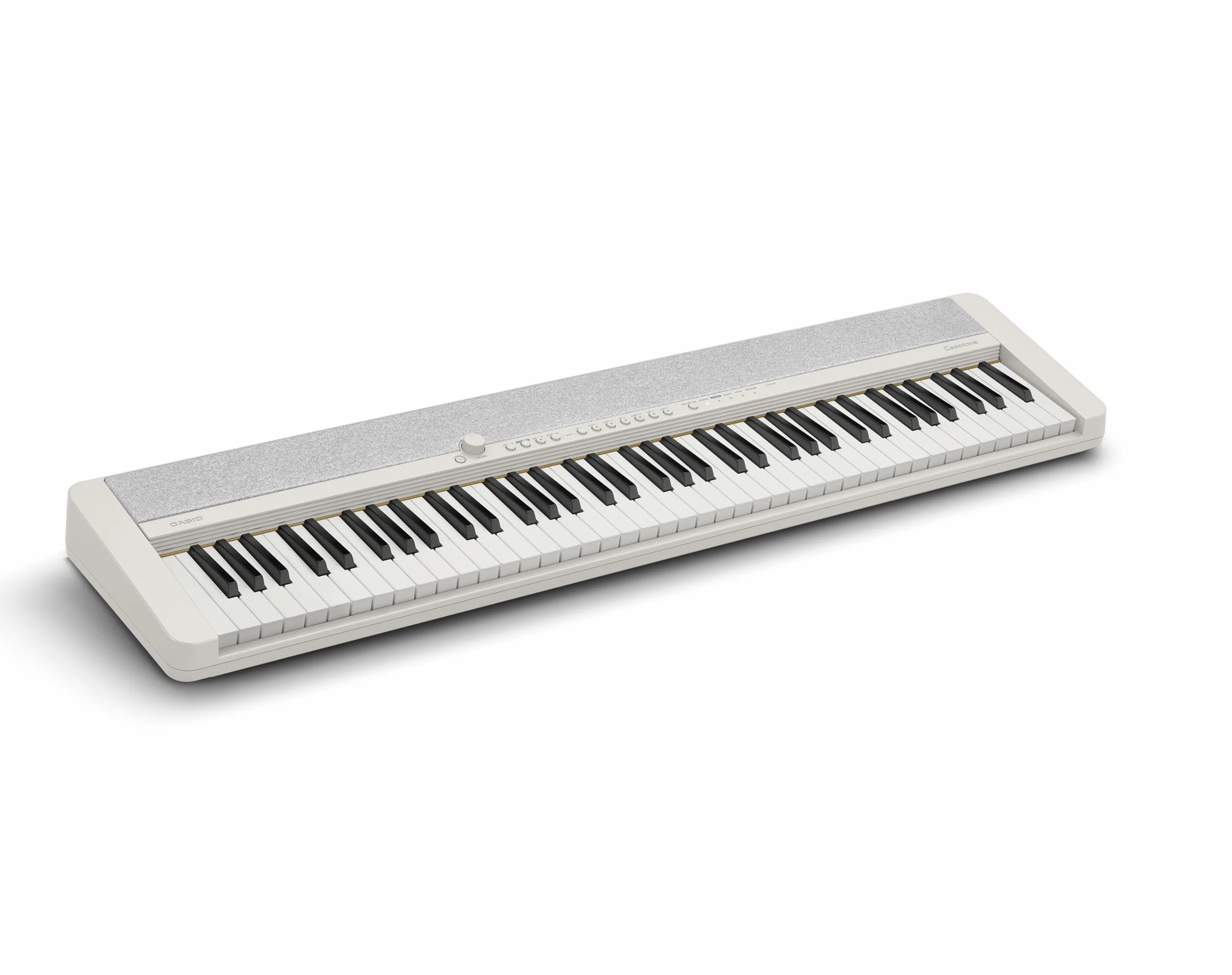 Casio Casiotone CT-S1-76WE Piano-tastiera con 76 tasti sensibili al tocco, 61 suoni, bianca