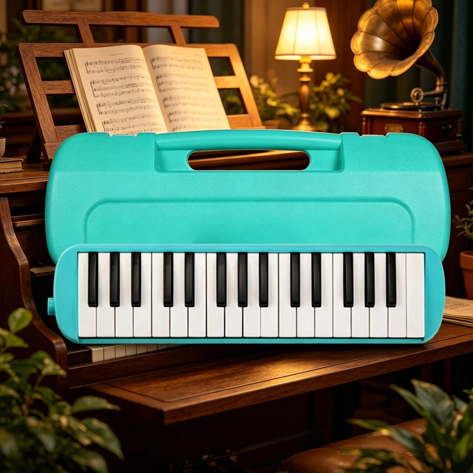 Tastiera Pianoforte A 32 Tasti Tastiera Gadget A Percussione Portatile A 32 | Piccoli Strumenti Musicali per Adolescenti, Ragazzi, Uomini, Istruzione, Aula, Casa, Viag