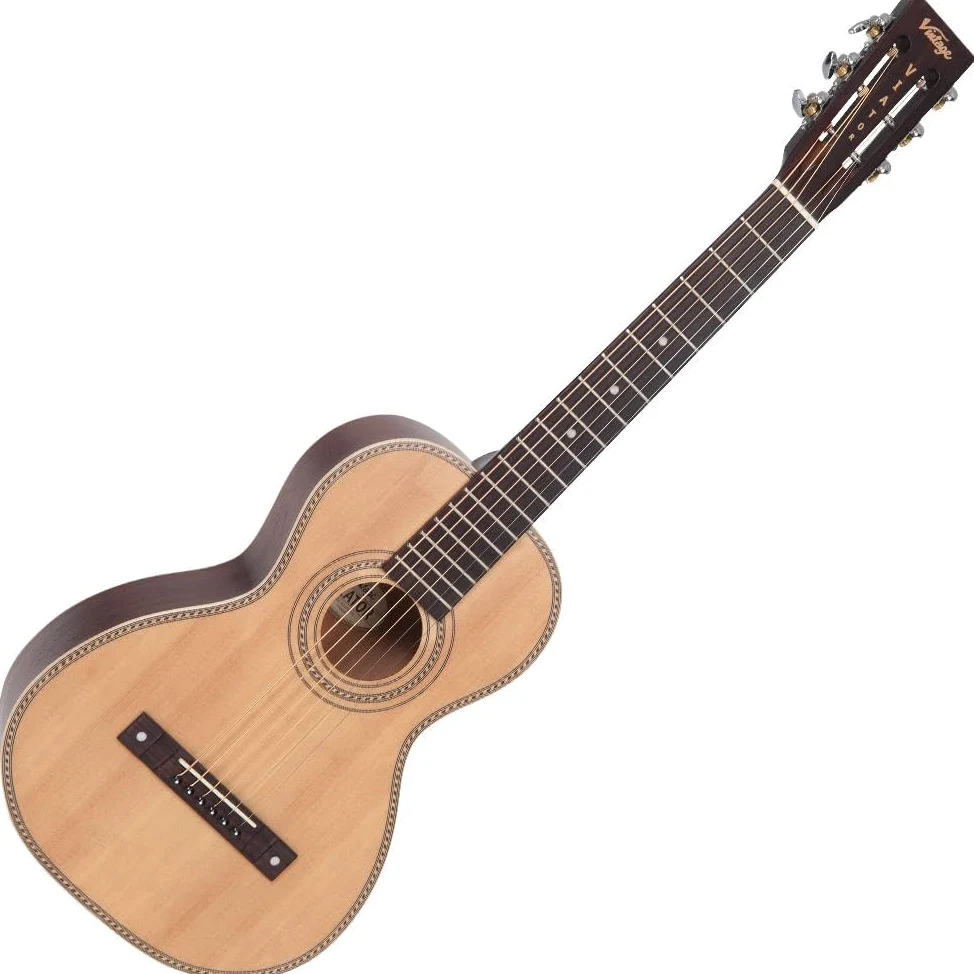 Vintage 'Viator' Paul Brett Travel Guitar - Natural. For Chitarra acustica