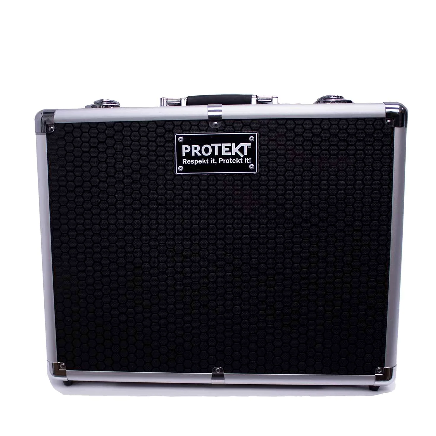 Protekt Plus Series Universal Utility Flight Case Pick and Fit Schiuma a cubetti, Black, 450 x 370 x 180mm, Custodia universale di volo