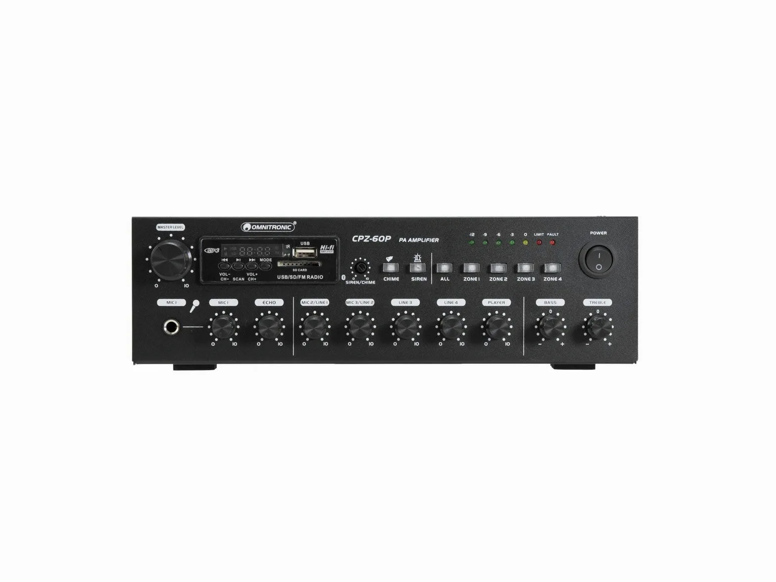 OMNITRONIC CPZ-60P PA Mixer Amplifiatore Mixing Amplifier