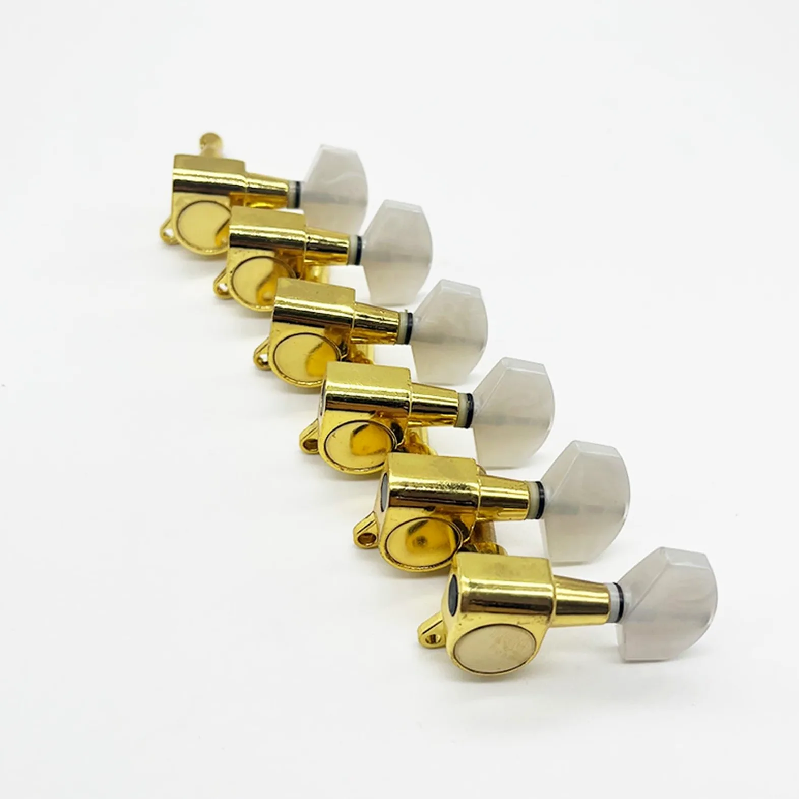 Chitarra di Ricambio per Meccaniche Manopola Per Corde Per Chitarra Elettrica In Oro Per Accessori Di Aggiornamento ST/TL Parti Avvolgitore Per Corde Vite(Large square handle)