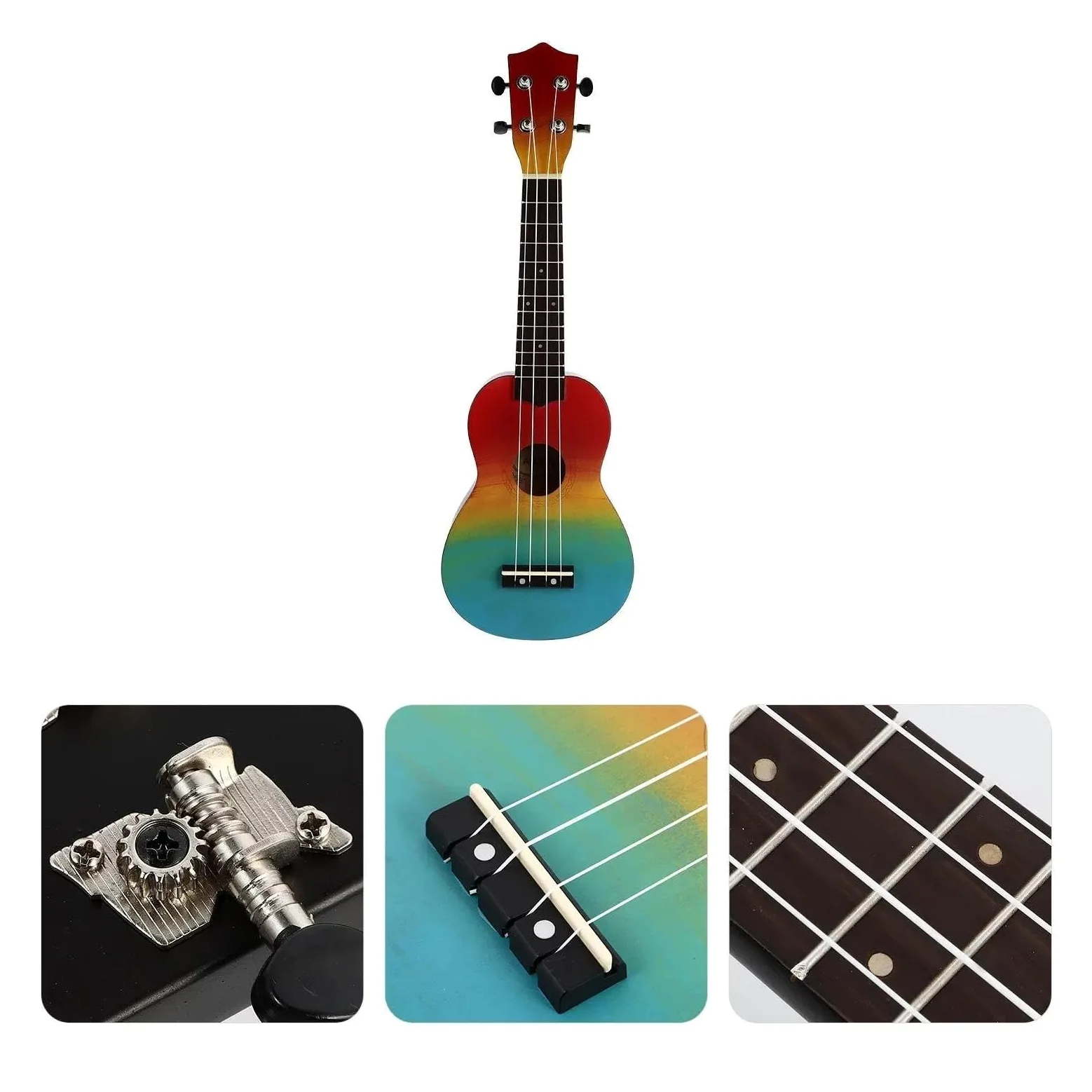 Ukulele Per Principianti Mini Chitarra Per Principianti Ukulele Dipinta Da 21 Pollici Adatta Ai