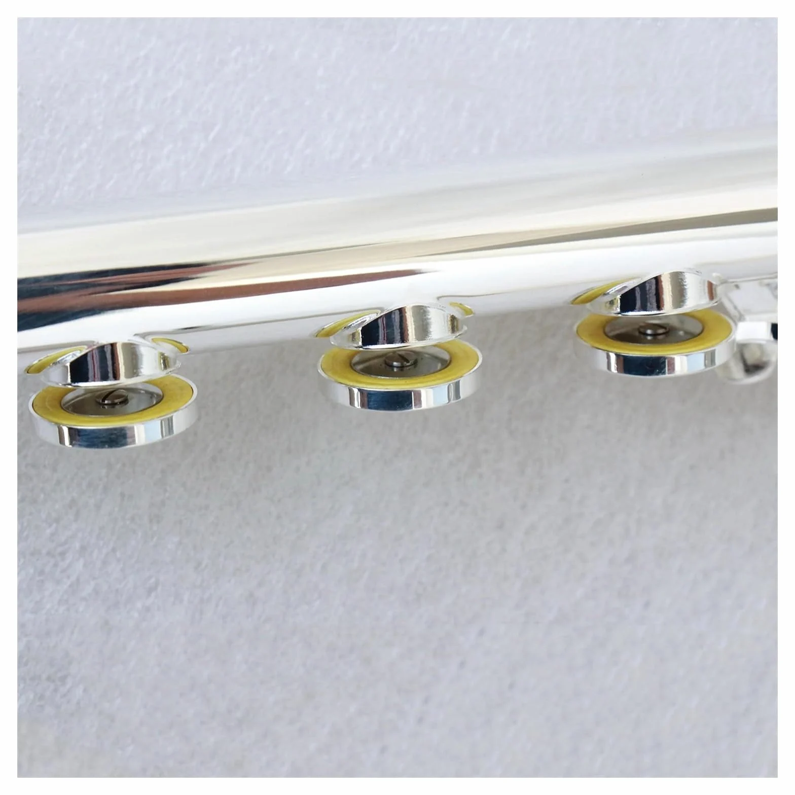 B-piede Anello Chiave Offset G Flauto Strumento Professionale Flauto Traverso Placcato Argento Con Custodia Flauto Traverso Kit