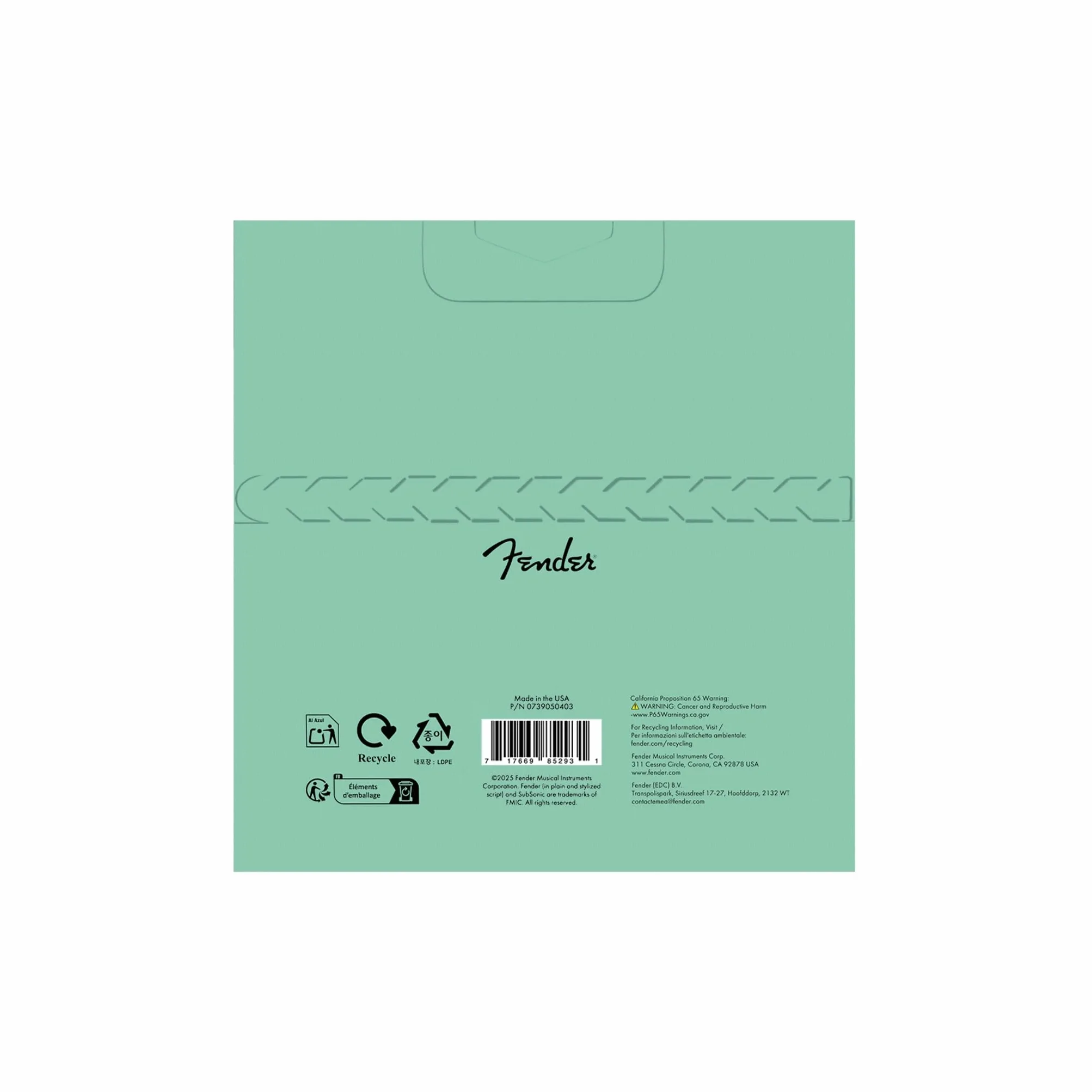 Fender Stainless 9050's Bass Strings, Stainless Steel Flatwound, 9050L .045-.100 Gauges, (4)