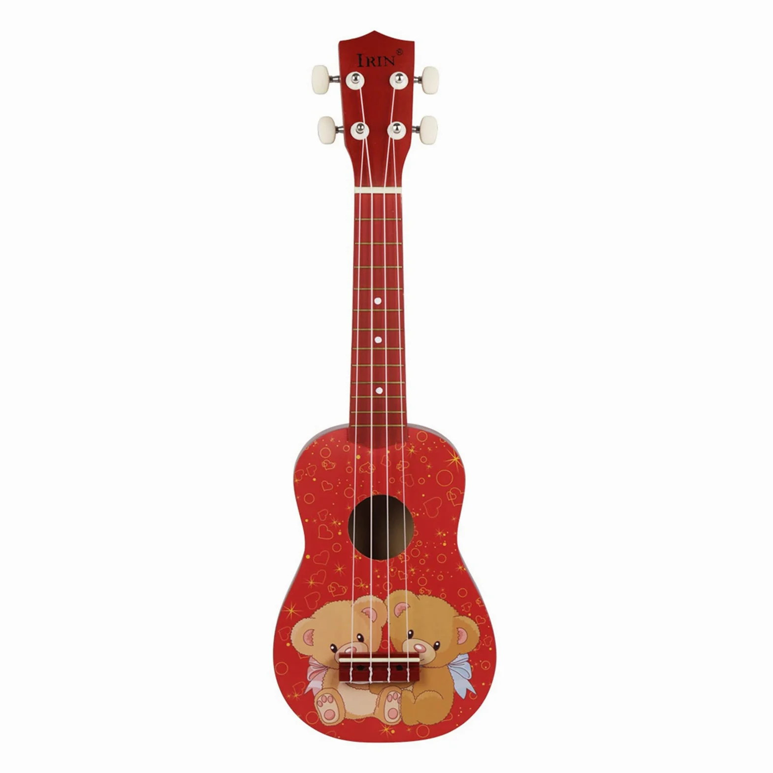 Ukulele 21 Pollice Professionale Ukelele Piccola Chitarra Delicata Pioli di Accordatura 4 Corde Ukulele Legno per Principianti Apprendimento