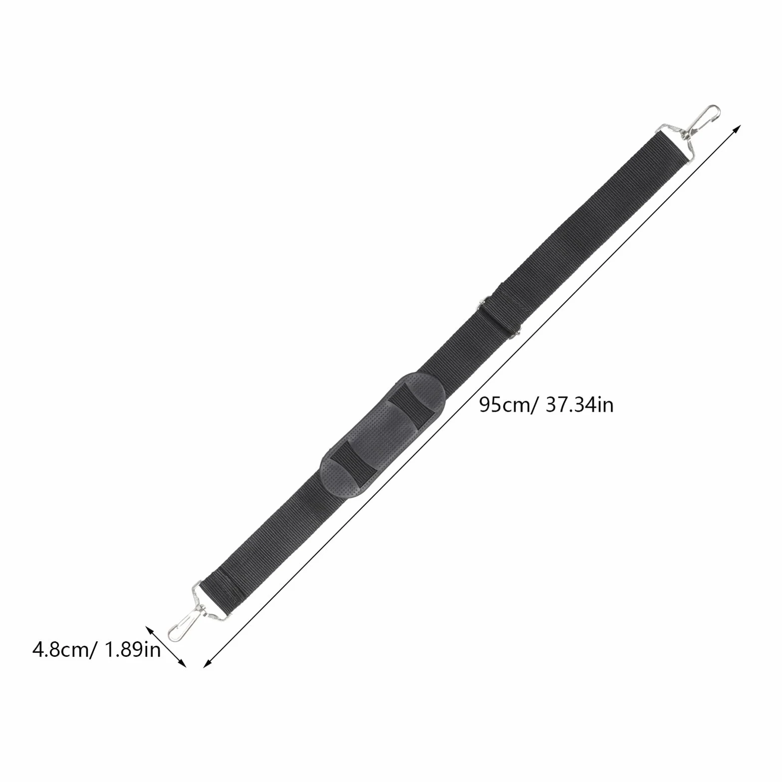 STOBAZA Tracolla per Custodia di Violino Regolabile, Resistente Tessuto, Fibbia in Metallo Sicura, Set 2 Pezzi, Accessori Musicali