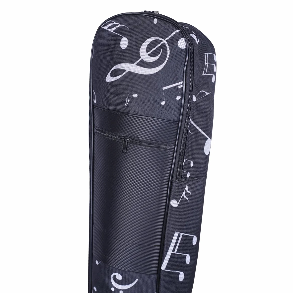 Kingpoint, borsa per chitarra in tessuto Oxford, imbottita, con spallacci, Music Notes Pattern