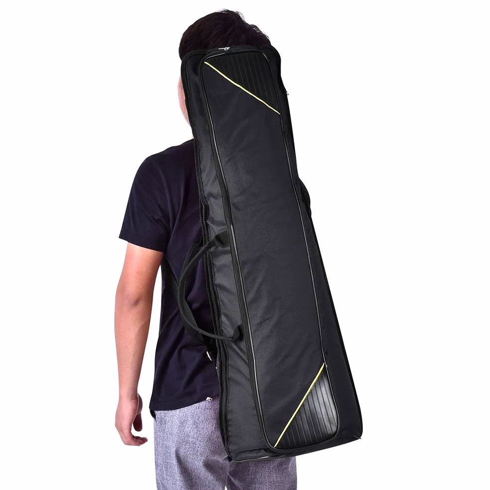 Dilwe Borsa per Trombone, Portatile Alto/Tenore, Tessuto Oxford Impermeabile, 2 Scomparti Separati, Nero