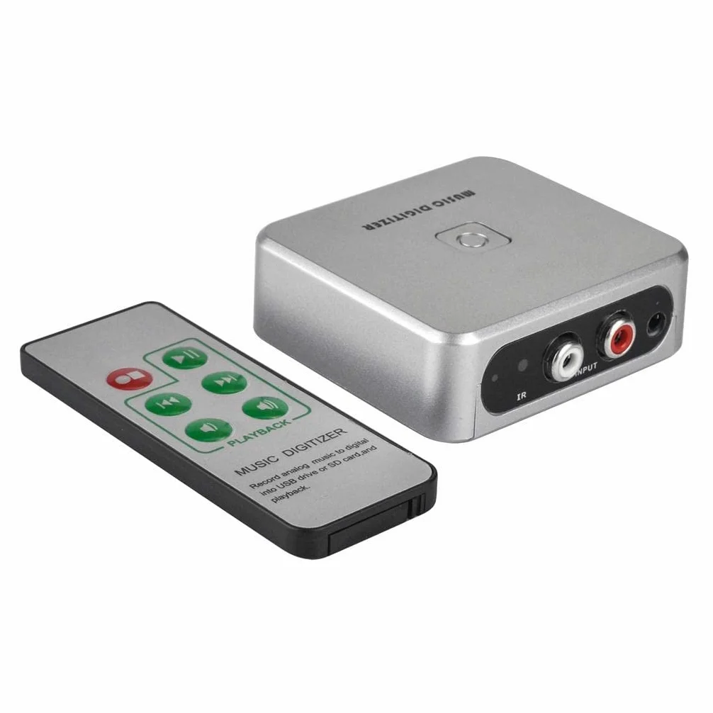 Convertitore Audio Analogico MP3 RCA da 3,5 Mm Digitalizzatore Musicale/Flash USB