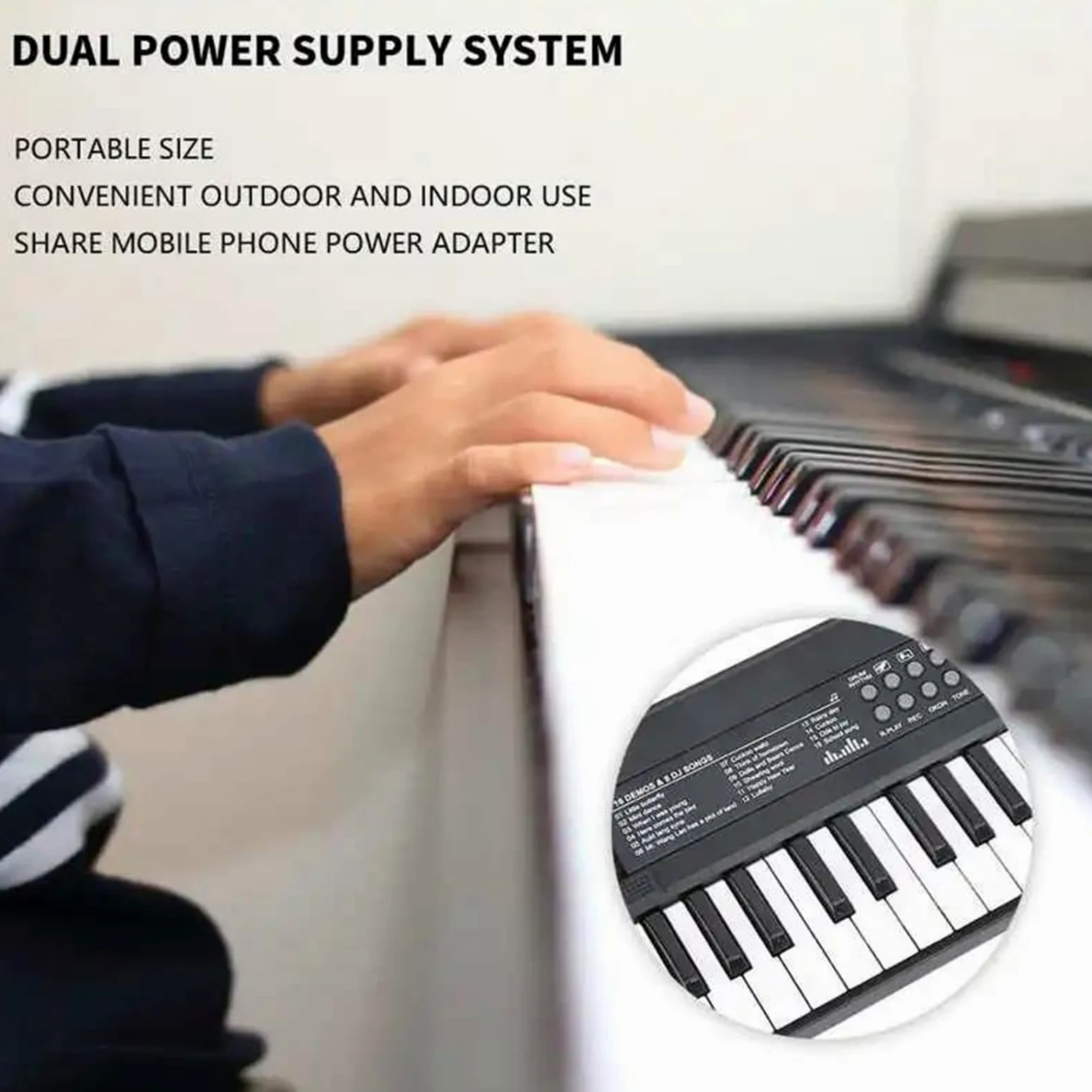 Tastiera Digitale Per Principianti Tastiera Musicale Elettronica A 37 Tasti Tastiera Elettrica Pianoforte Microfono Funzione Di Registrazione
