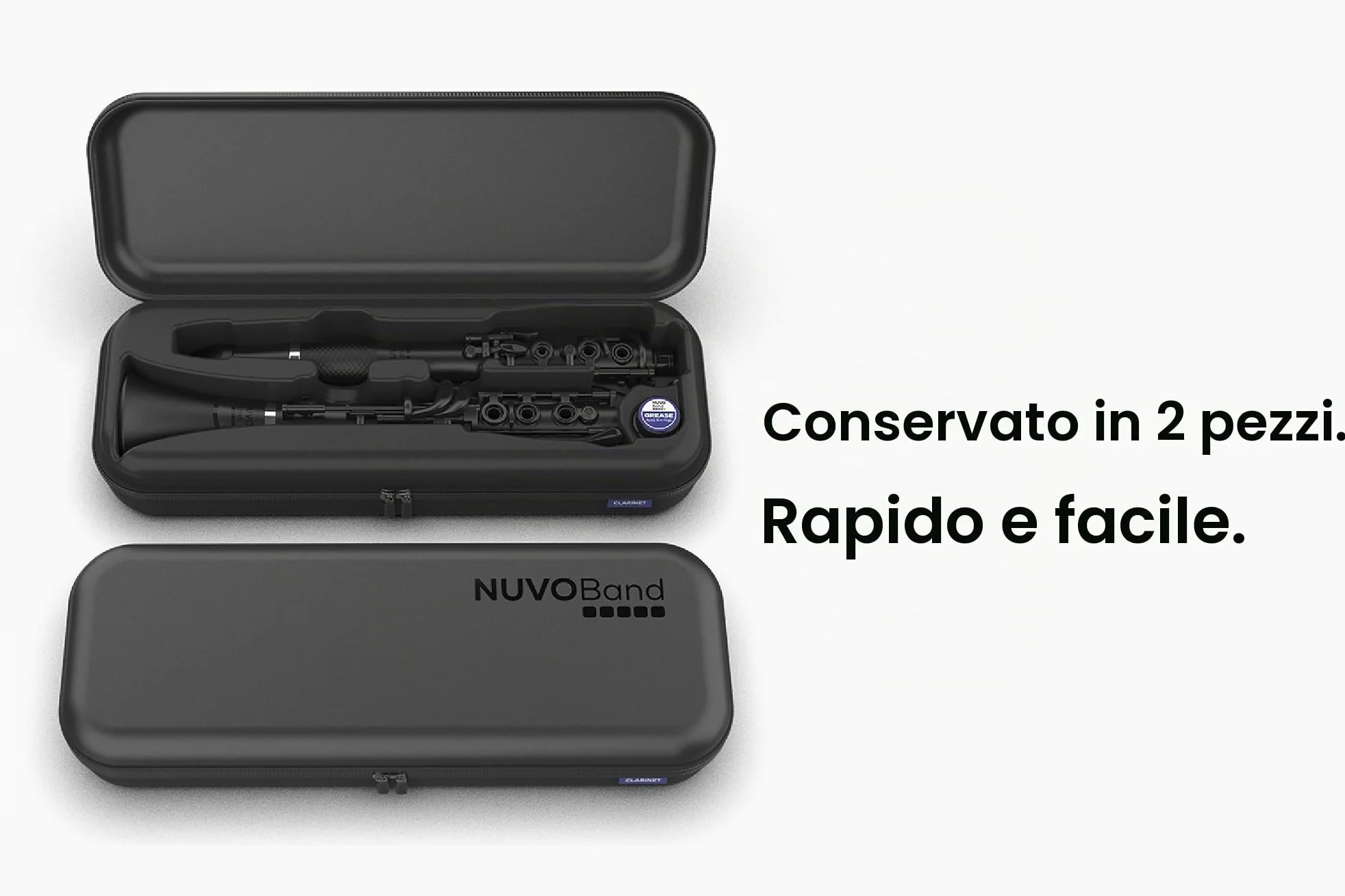 NUVO Banda, clarinetto, nero