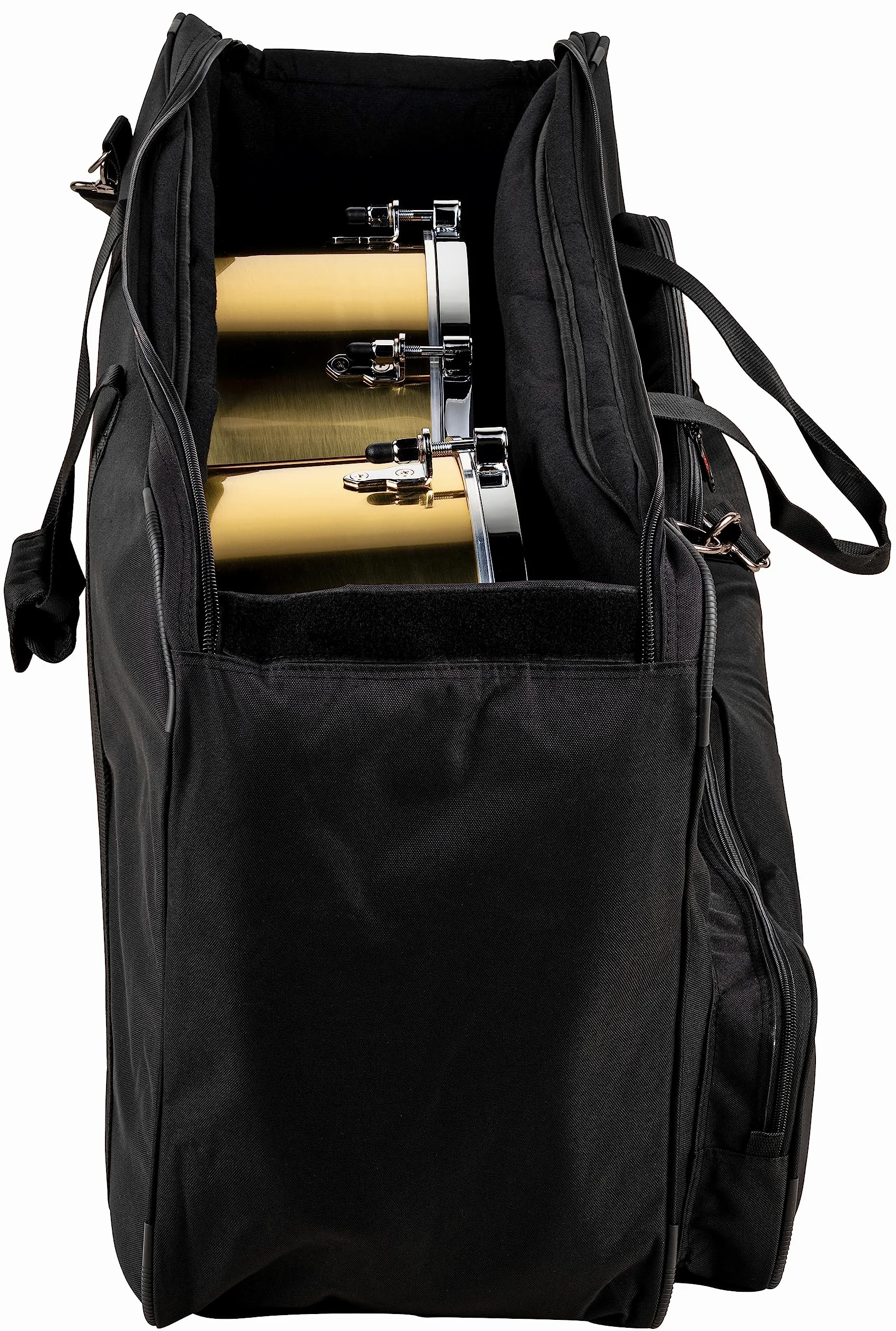 Meinl Percussion MTB - Custodia professionale per timbales, diametro 14"/15" (35,56/38,1 cm), colore: Nero