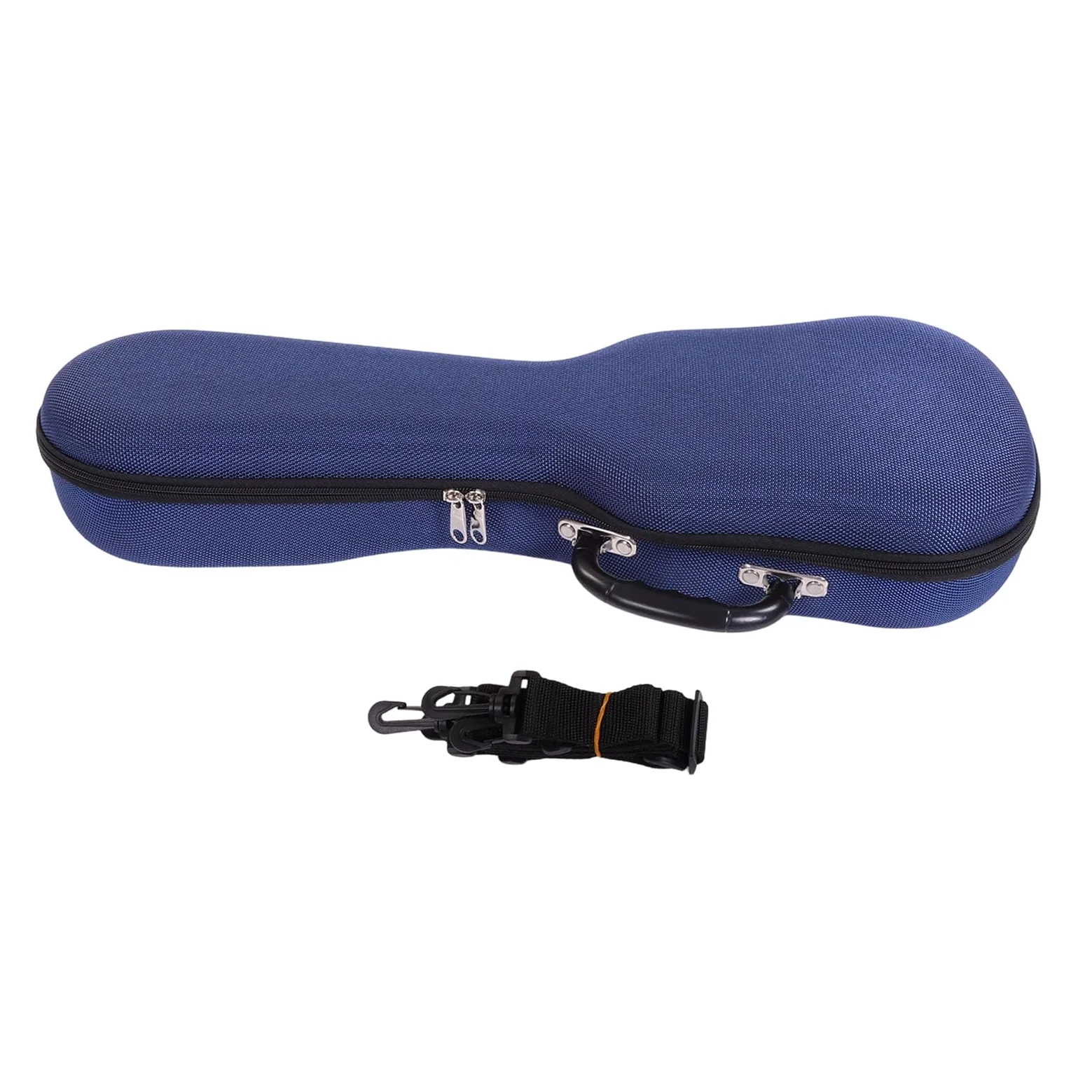 CHICIRIS Borsa per Chitarra Acustica Custodia per Chitarra Portatile da 21 Pollici con Tessuto in Poliestere 1200D Interno in Peluche, Fibbia per Collo e Tracolla Staccabile per Studenti di Ukulele