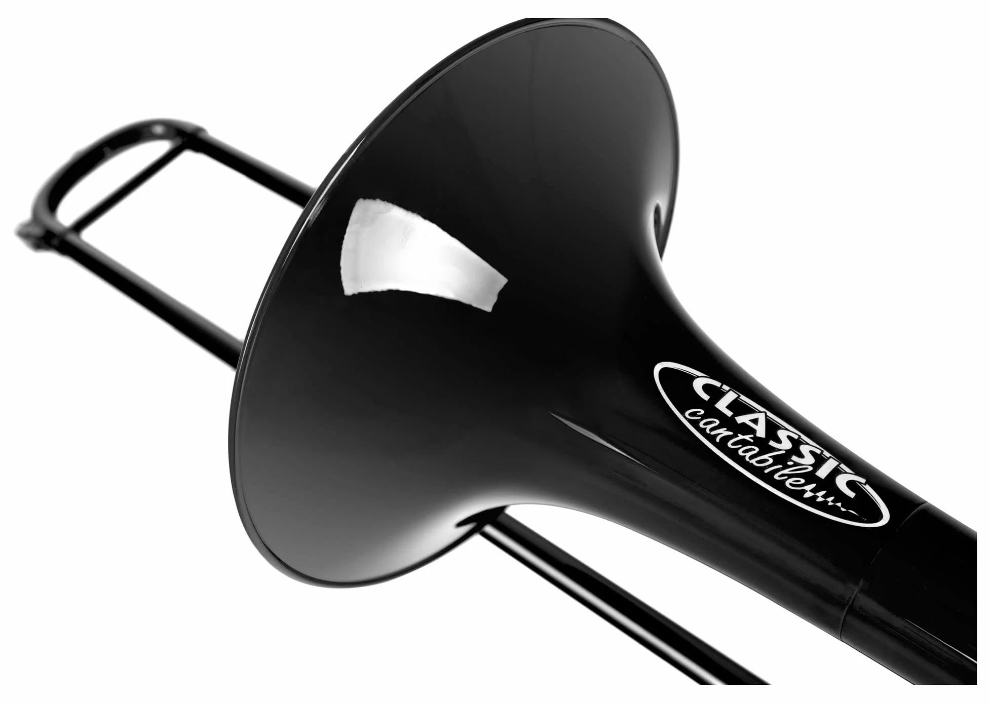Classic Cantabile MardiBrass Trombone Quart in ABS Plastica - Accordatura Bb/F - Coulisse in Fibra di Vetro - 850g leggera - Foratura: 13,9 mm - Inclusi bocchino e gigbag - nero