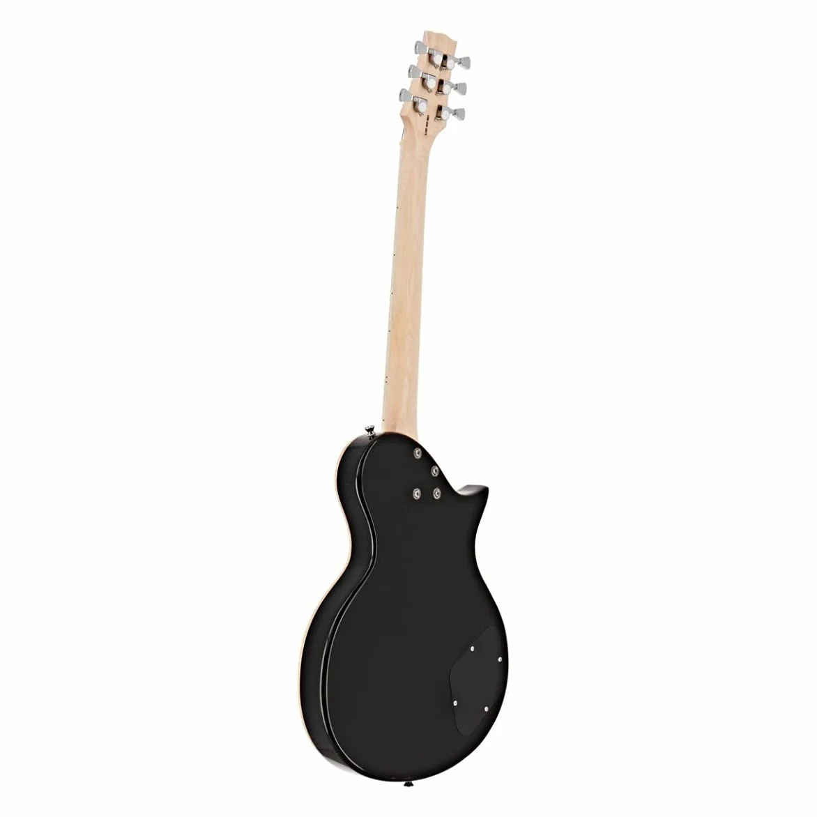 Pacchetto Chitarra Elettrica Mancini Principianti, Ampli 15W | Design Mancino con Ampli 15W e Accessori, Due Humbucker Chiusi Cromati, Top in Acero Fiammato, Manico