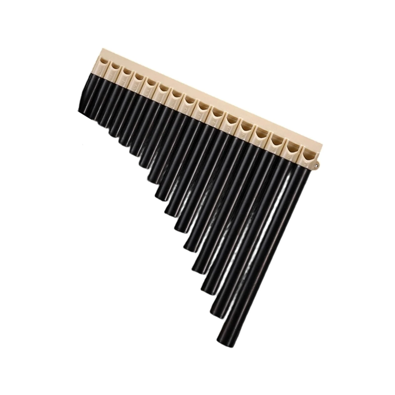 Flauti Pan Adulti Flauto Di Pan A 16 Canne In Chiave C Ideale Per I Principianti(Black)