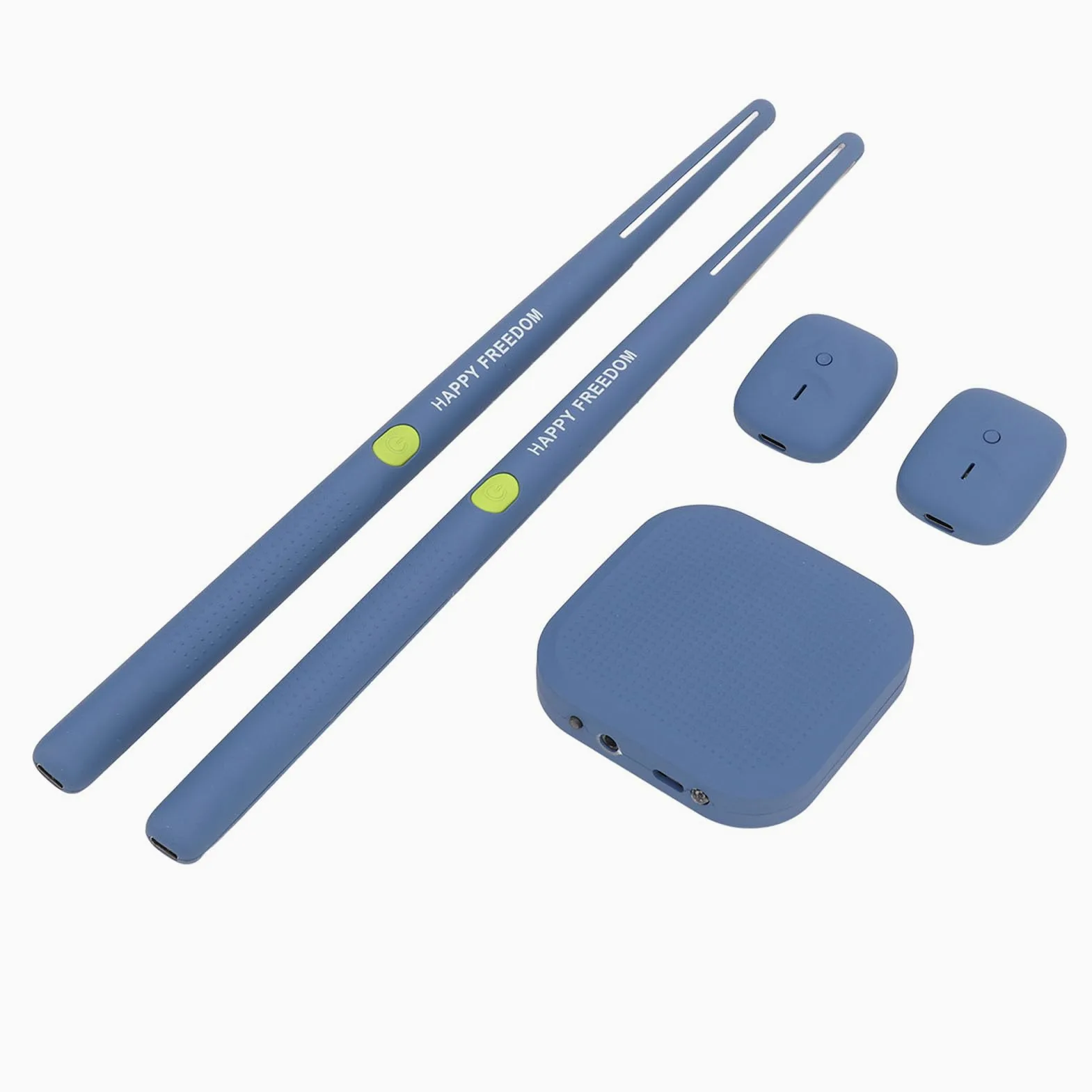 VGEBY Kit di Batteria Virtuale Set di Batteria per Realtà Virtuale Set di Batteria Elettronica Portatile per Principianti Bambini Adulti (Blue)