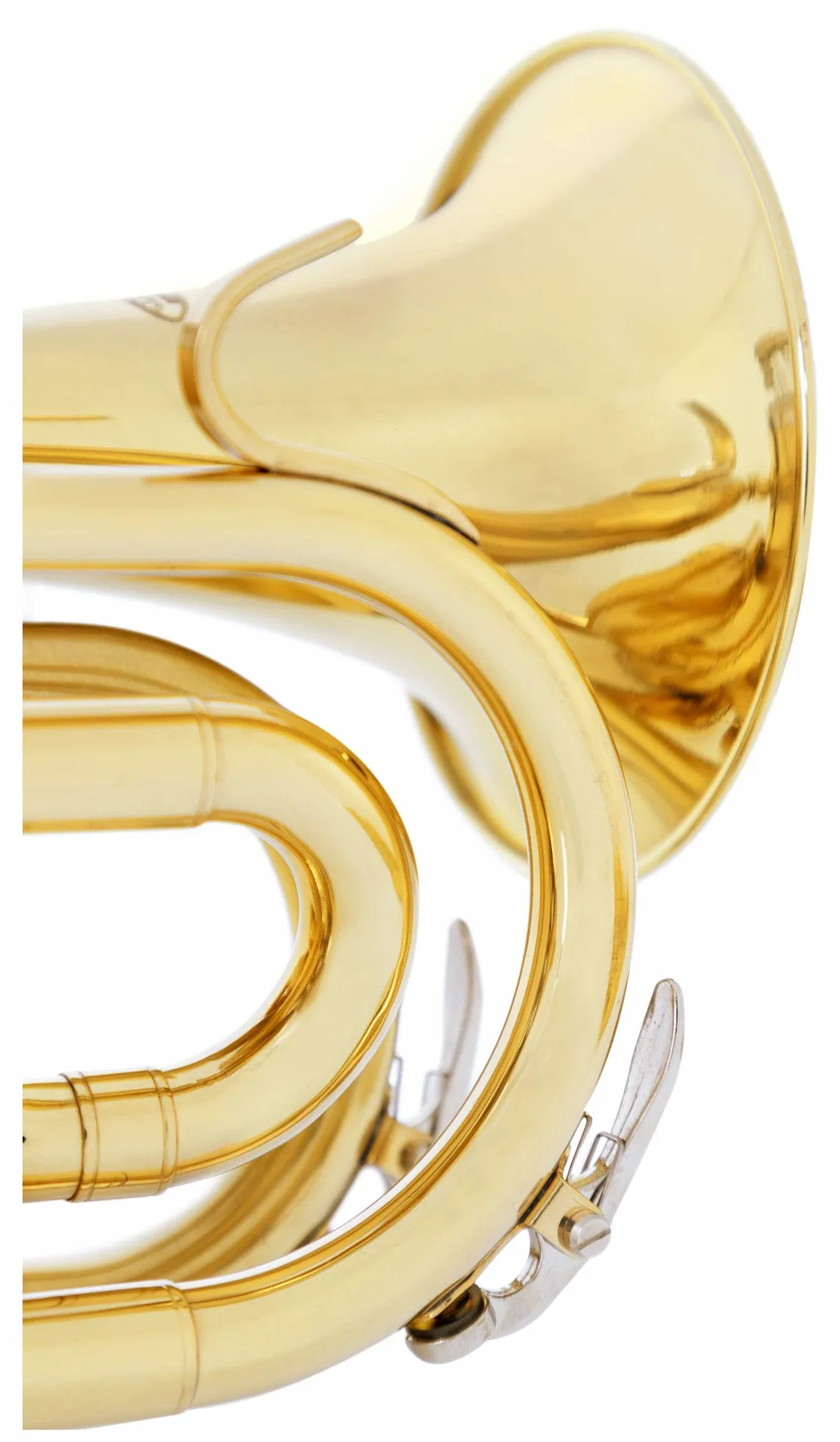 Classic Cantabile Brass TT-500 Tromba Tascabile in Sib Ottone - Tromba formato tascabile - Ottone verniciato - Inclusi bocchino e custodia