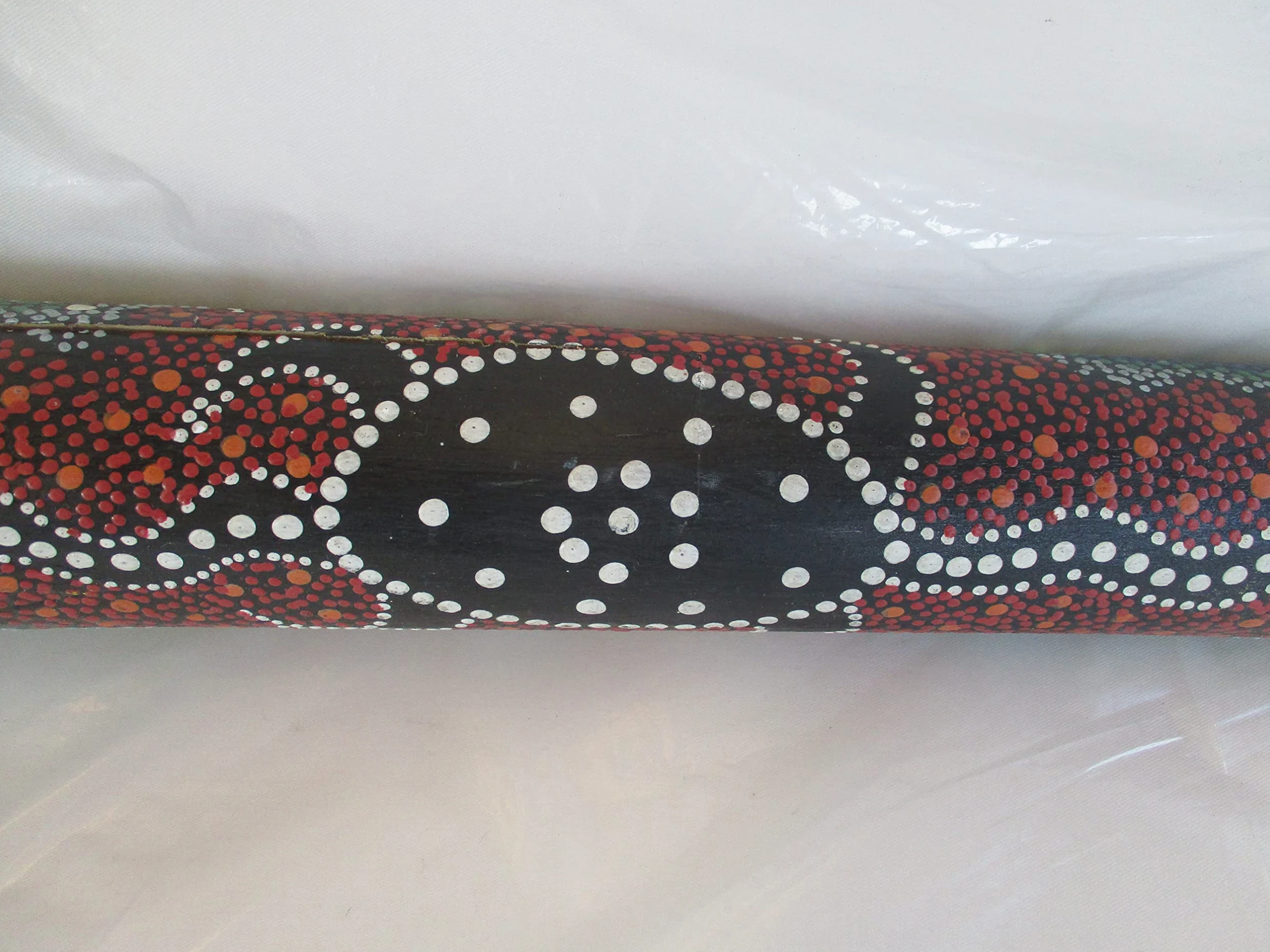 Fantasie d'Oriente Didgeridoo, Strumento Aborigeni Australiani NON SINTETICO BAMBU, Legno, 130 cm x 11 cm