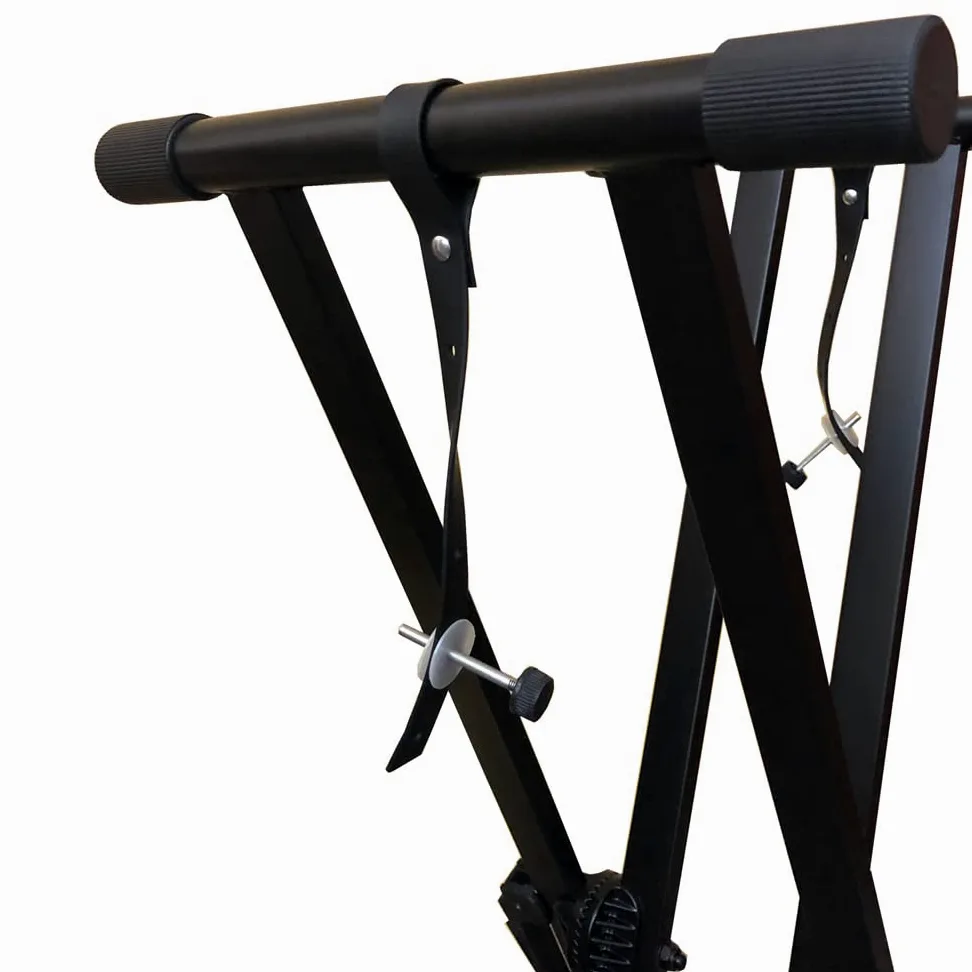Donner Pianoforte Digitale, 88 Tasti Pesati, Pianoforte Elettrico Portatile con Pedale di Sustain & Rockjam Xfinity Douproed Presunbled Keyboard Stand con cinghie di bloccaggio