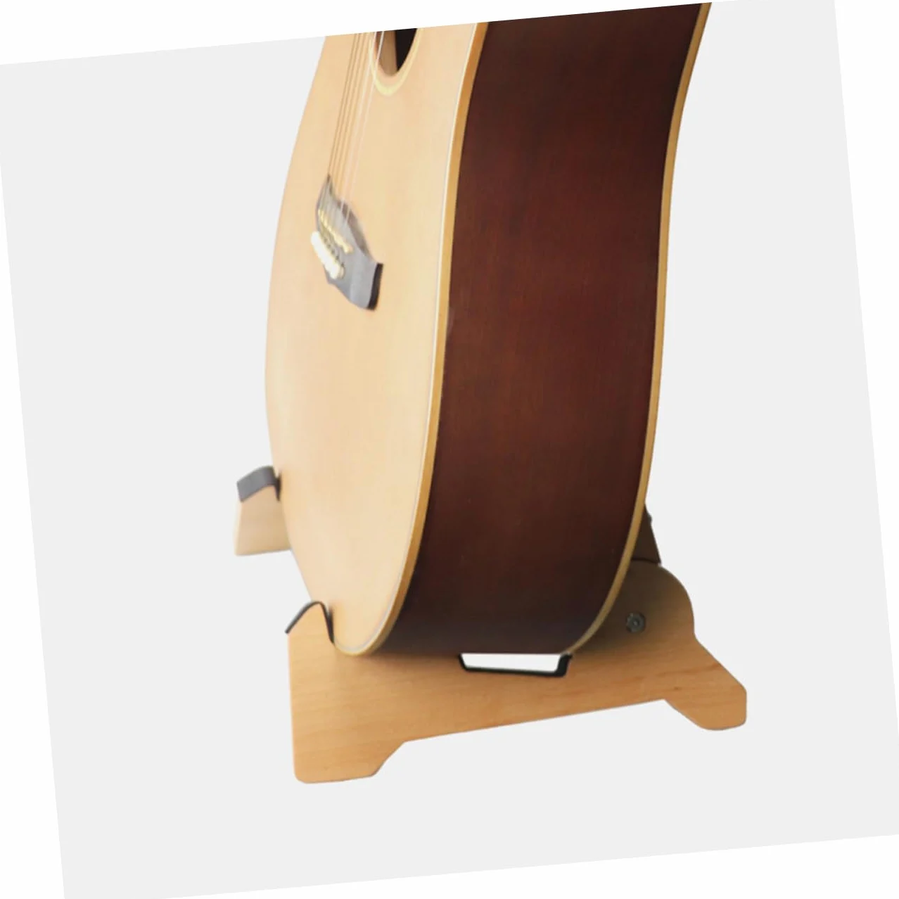 Abaodam Supporto per Chitarra in Legno Leggero e Pieghevole Design Staccabile, Adatto a Basso e Violino per Music Room e Negozio di Strumenti Musicali