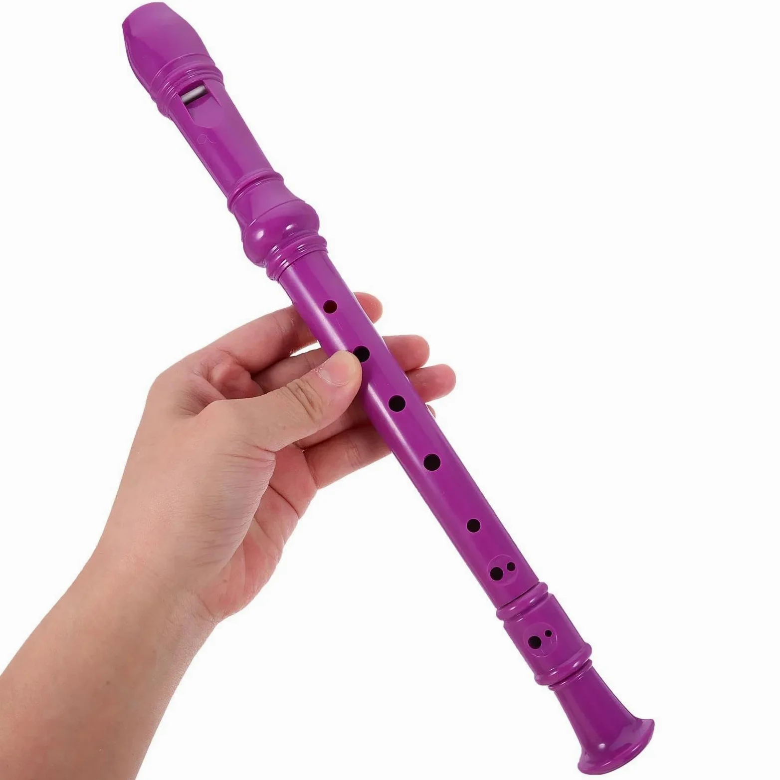 1 Set Di Strumenti Per Flauto In ABS A 8 Fori Flauto Dolce Soprano | Produce toni chiari e risonanti per suonare in modo piacevole.