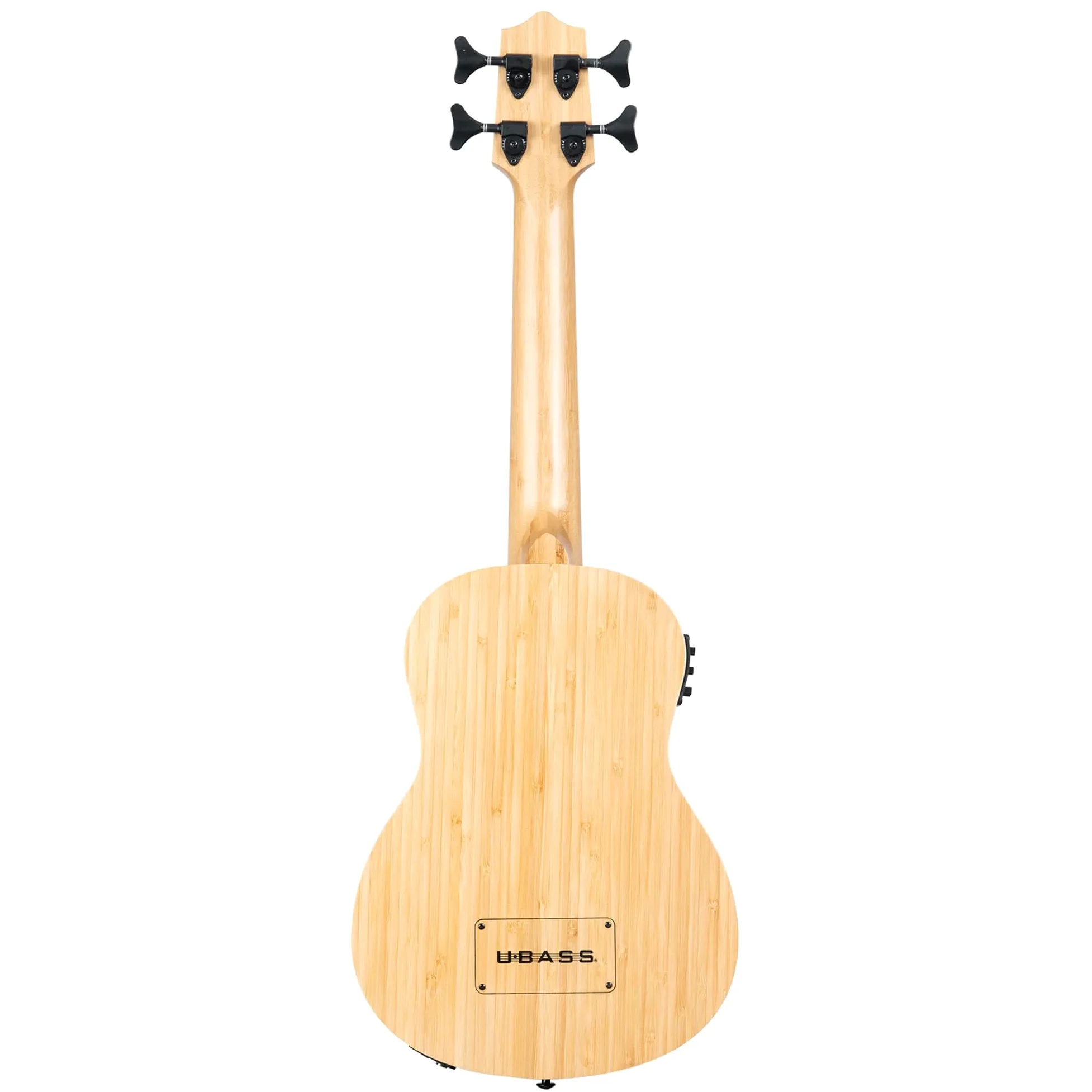 Kala UBASS-BMB-FS Ukulele Basso Elettrificato Amplificato Bamboo con Borsa