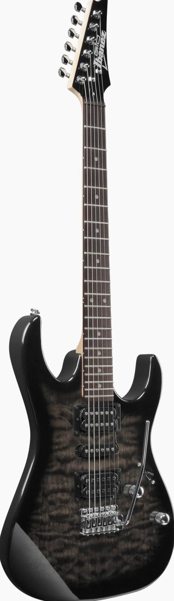 Ibanez GRX70QA-TKS Chitarra elettrica, colore: nero trasparente