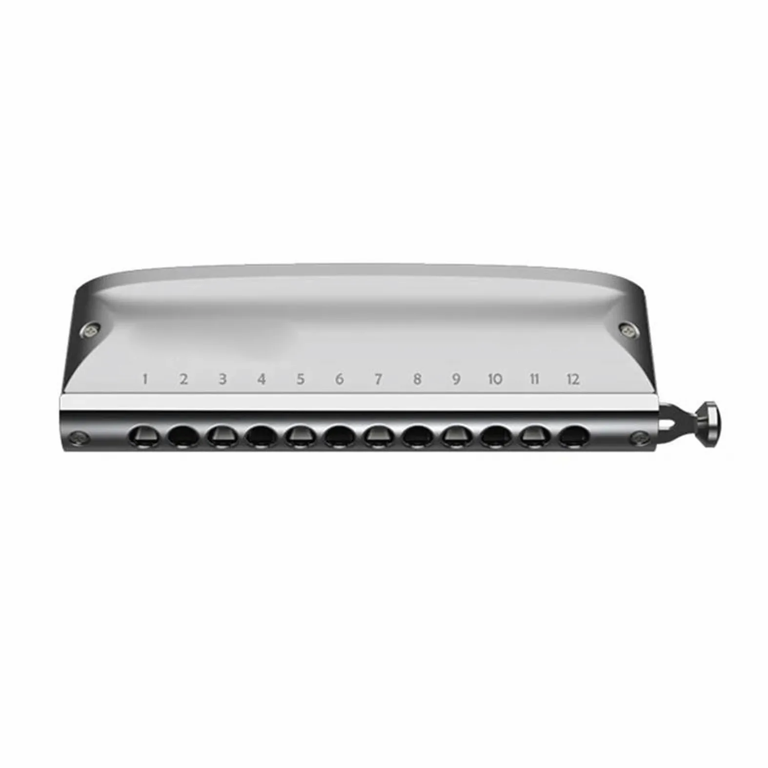armonica a bocca Armonica Cromatica Arpa A 12 Fori Piastra Di Copertura In Acciaio Inossidabile Organetto A Bocca Strumenti Musicali Professionali