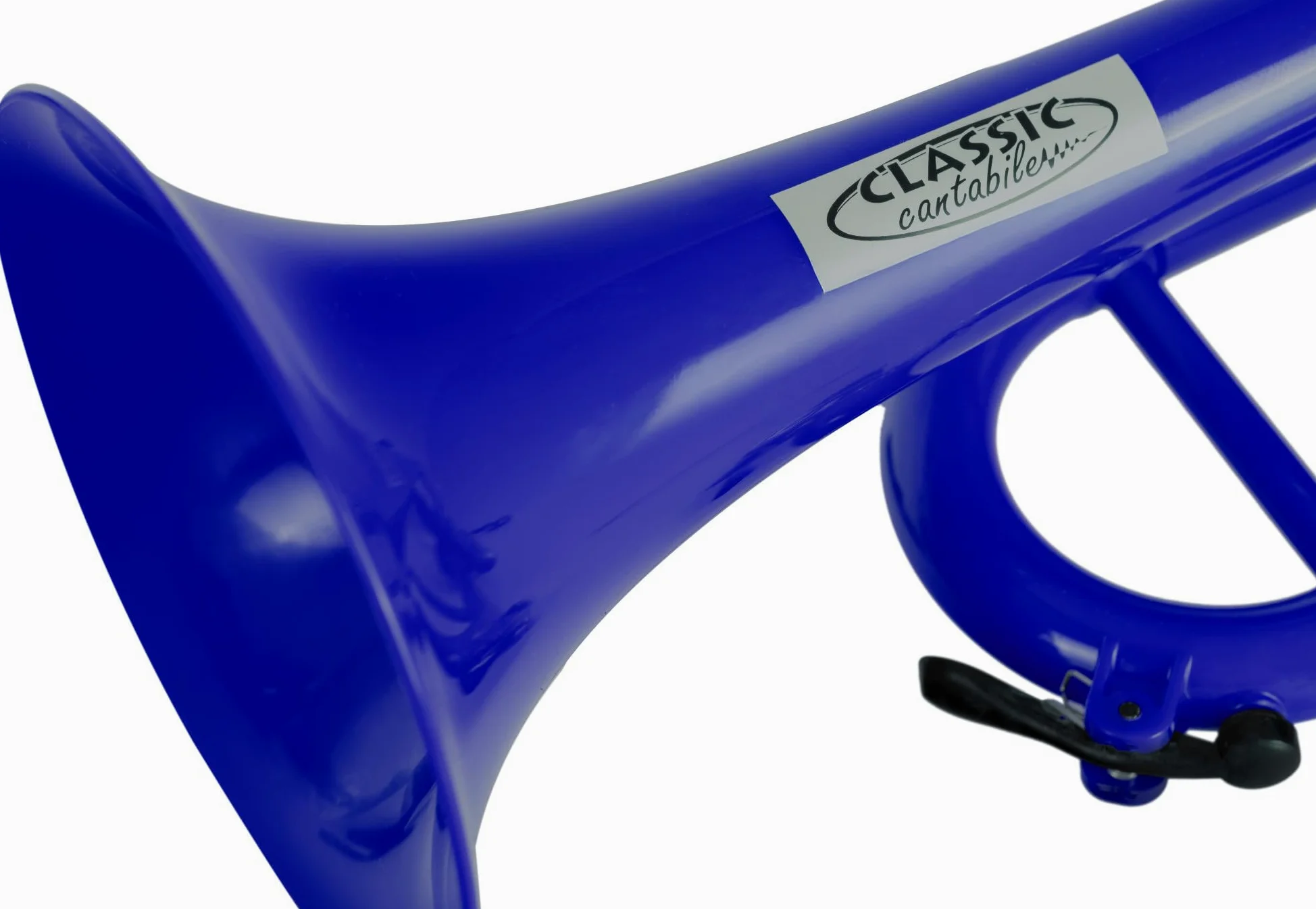 Classic Cantabile PTP-10BL MardiBrass Tromba Bb in plastica (corpo ABS) - 450 g, resistente alle intemperie - incl. custodia, 2 bocchini, 2 valvole di ricambio - campana 129 mm - Blu
