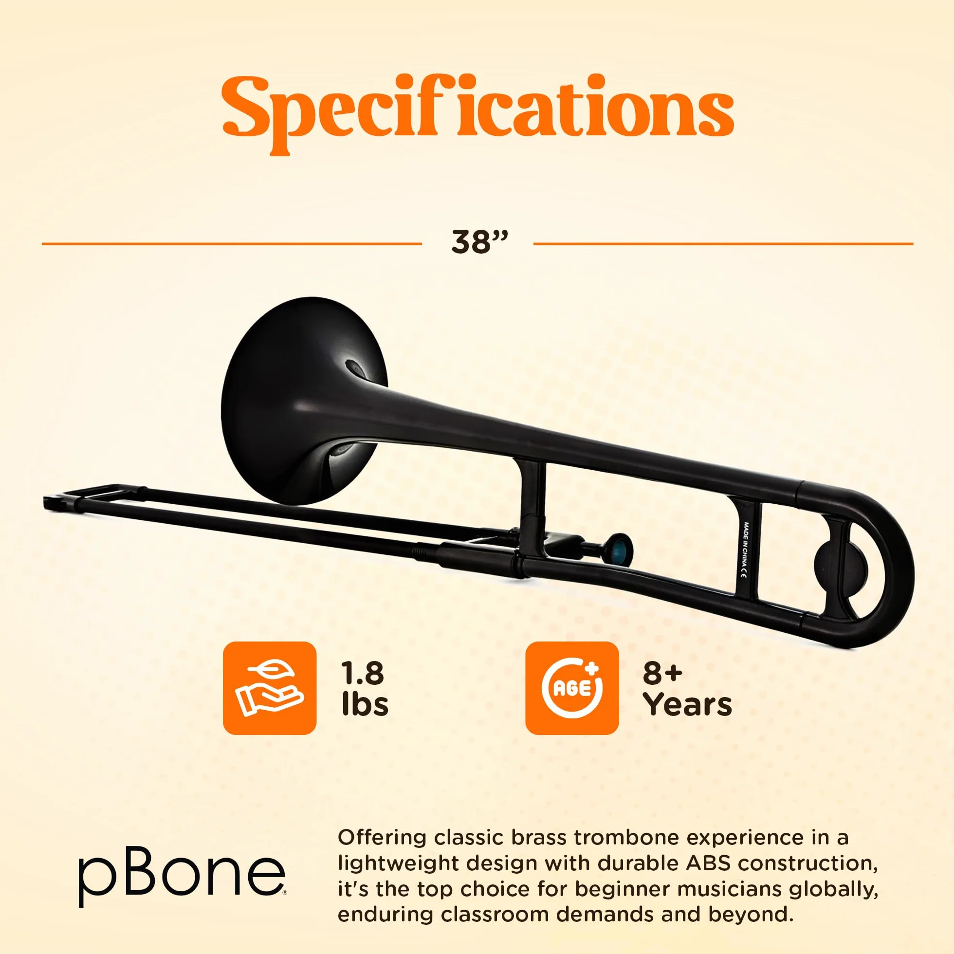pBone 700645 Tromba con Bocchino e Borsa