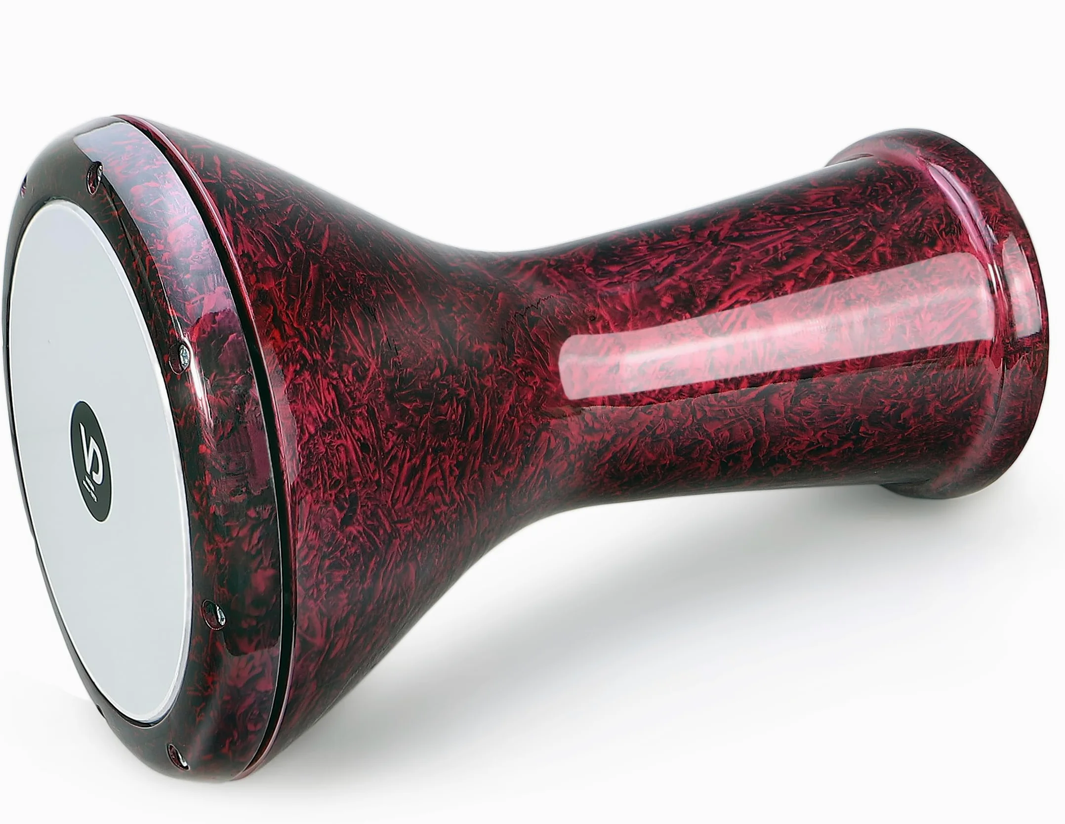Darbuka Darabuka - Tamburo orientale professionale, in alluminio pressofuso, con accessori 3022-V