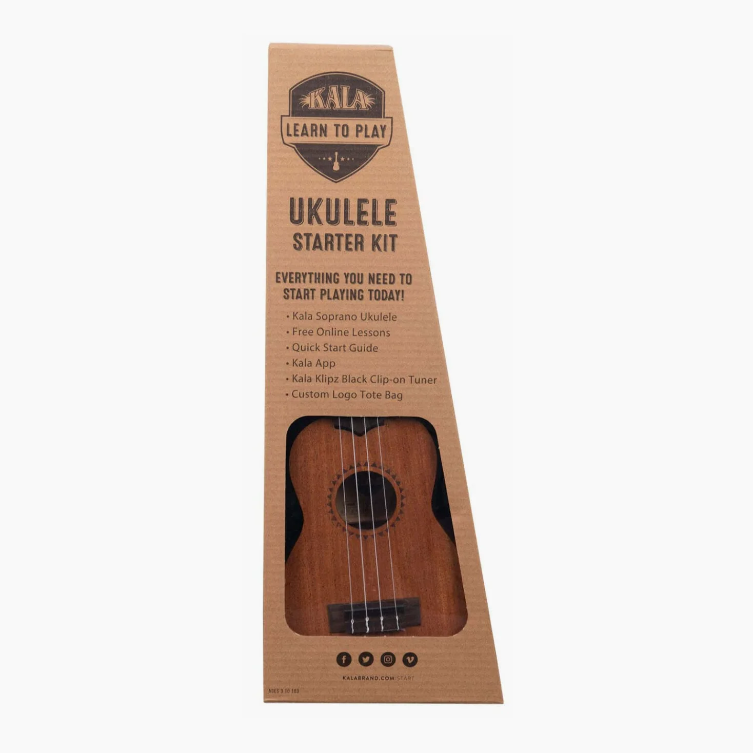 Kala - KALA-LTP-S - Pack ukulele soprano Learn to Play